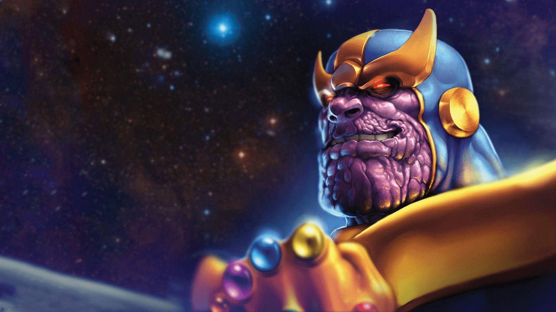 Thanos, Galactus, HD, Comics, Villains, 1920x1080 Full HD Desktop