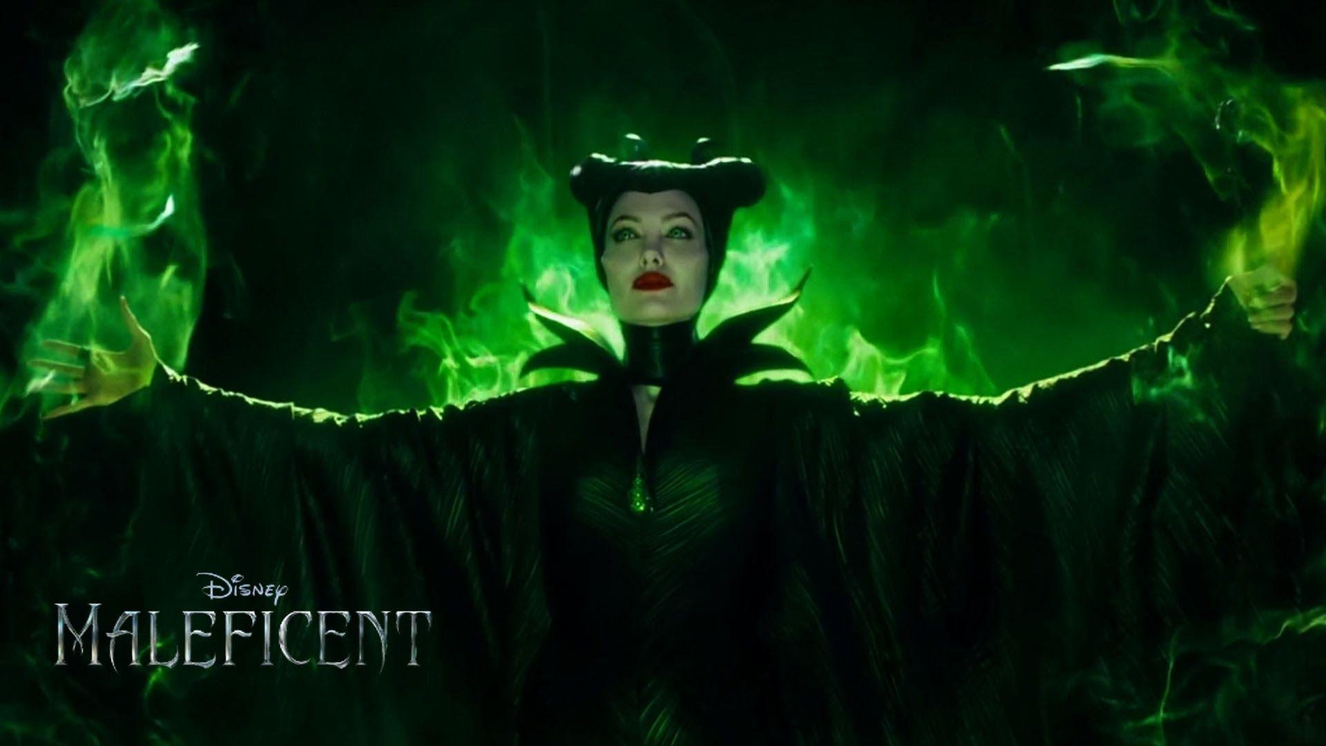 Angelina Jolie, Maleficent, 2014, Fotoportrait, Kinofilm, 1920x1080 Full HD Desktop