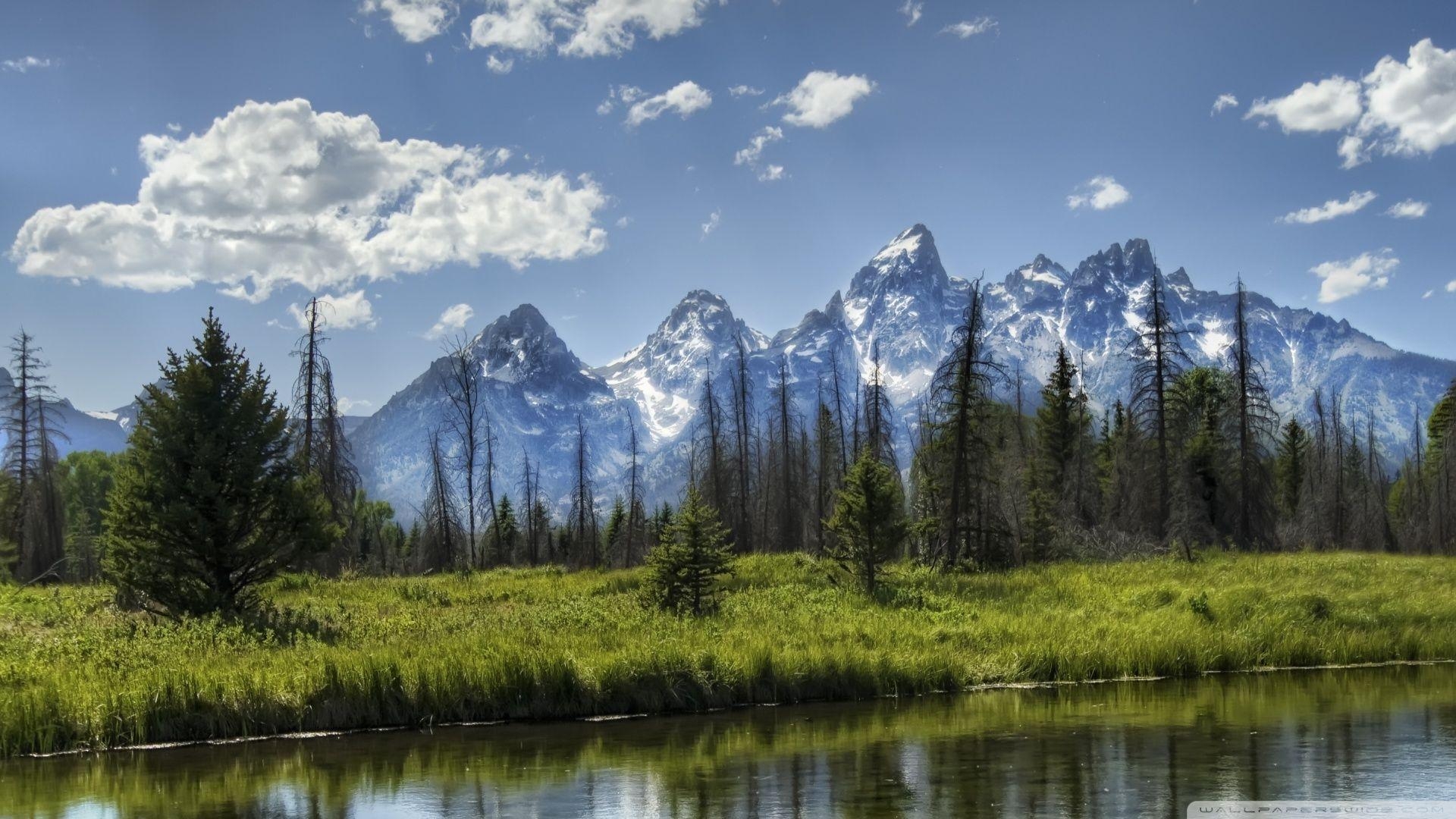 Kostenloser Download, Grand Teton, Hintergrund, USA, Nationalpark, 1920x1080 Full HD Desktop