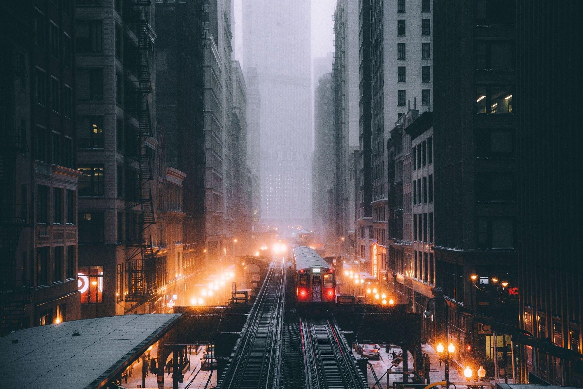 Chicago, U-Bahn, Transit, städtisch, Illinois, 2000x1340 HD Desktop