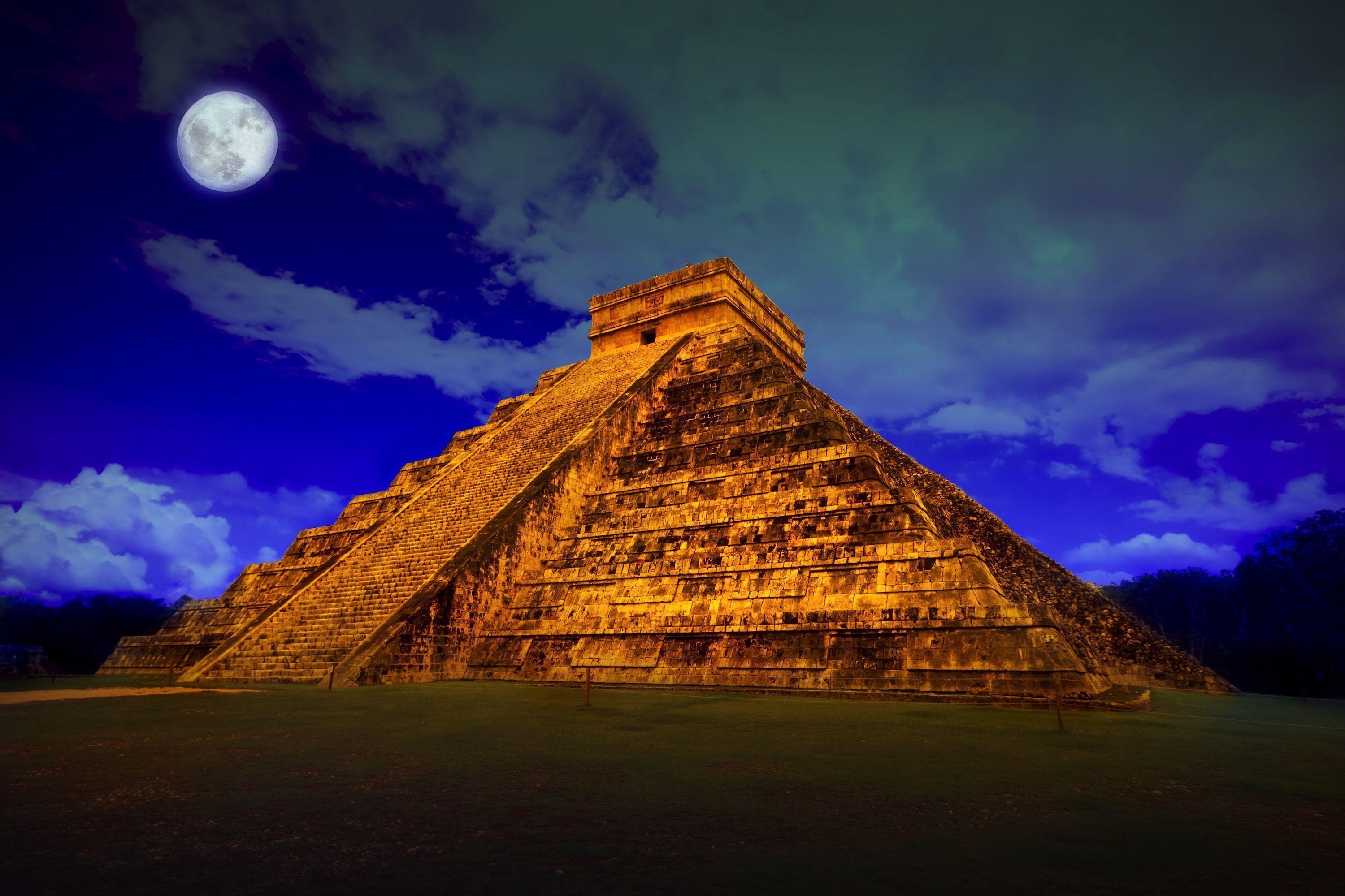 Chichen Itza, antik, Maya, Mexiko, Weltwunder, 3000x2000 HD Desktop