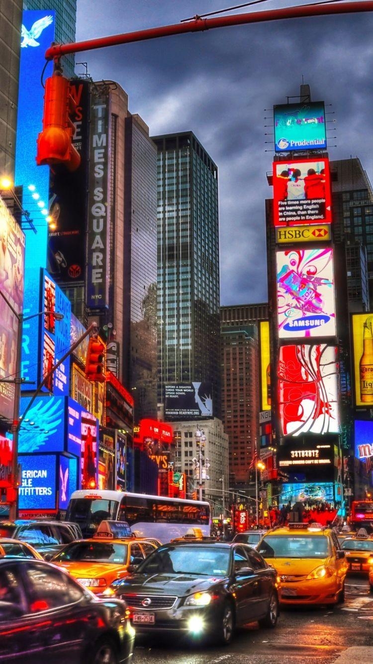 Times Square, von Menschen gemacht, Wallpaper, Reisen, Bild, 750x1340 HD Handy