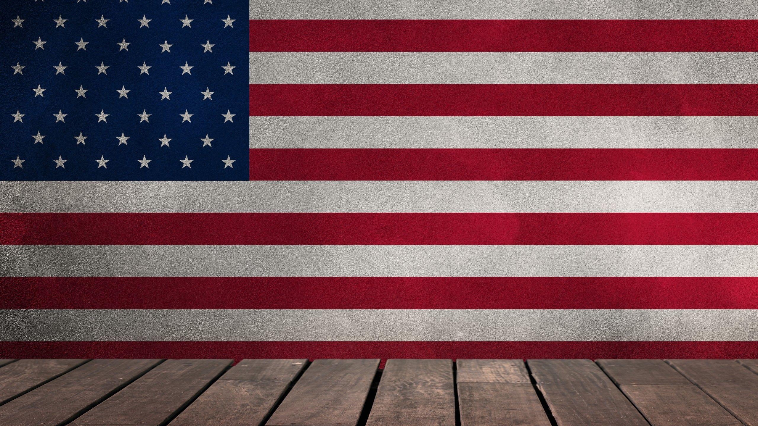 Flagge der USA, HD, 5K Welt, Nationalflagge, Freiheit, 2560x1440 HD Desktop