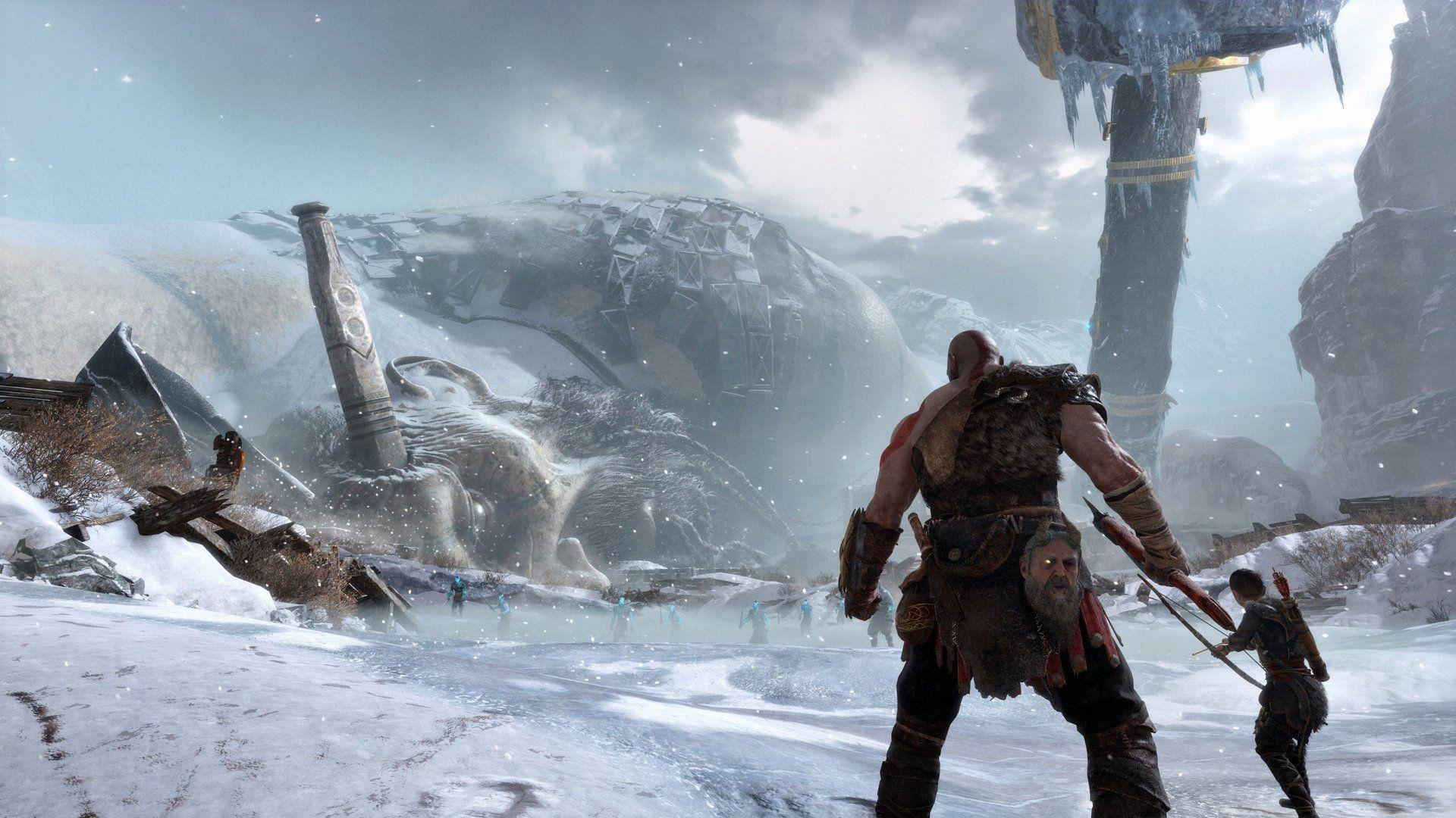 God of War, Ragnarök, Spiele, Wikinger, Kratos, 1920x1080 Full HD Desktop