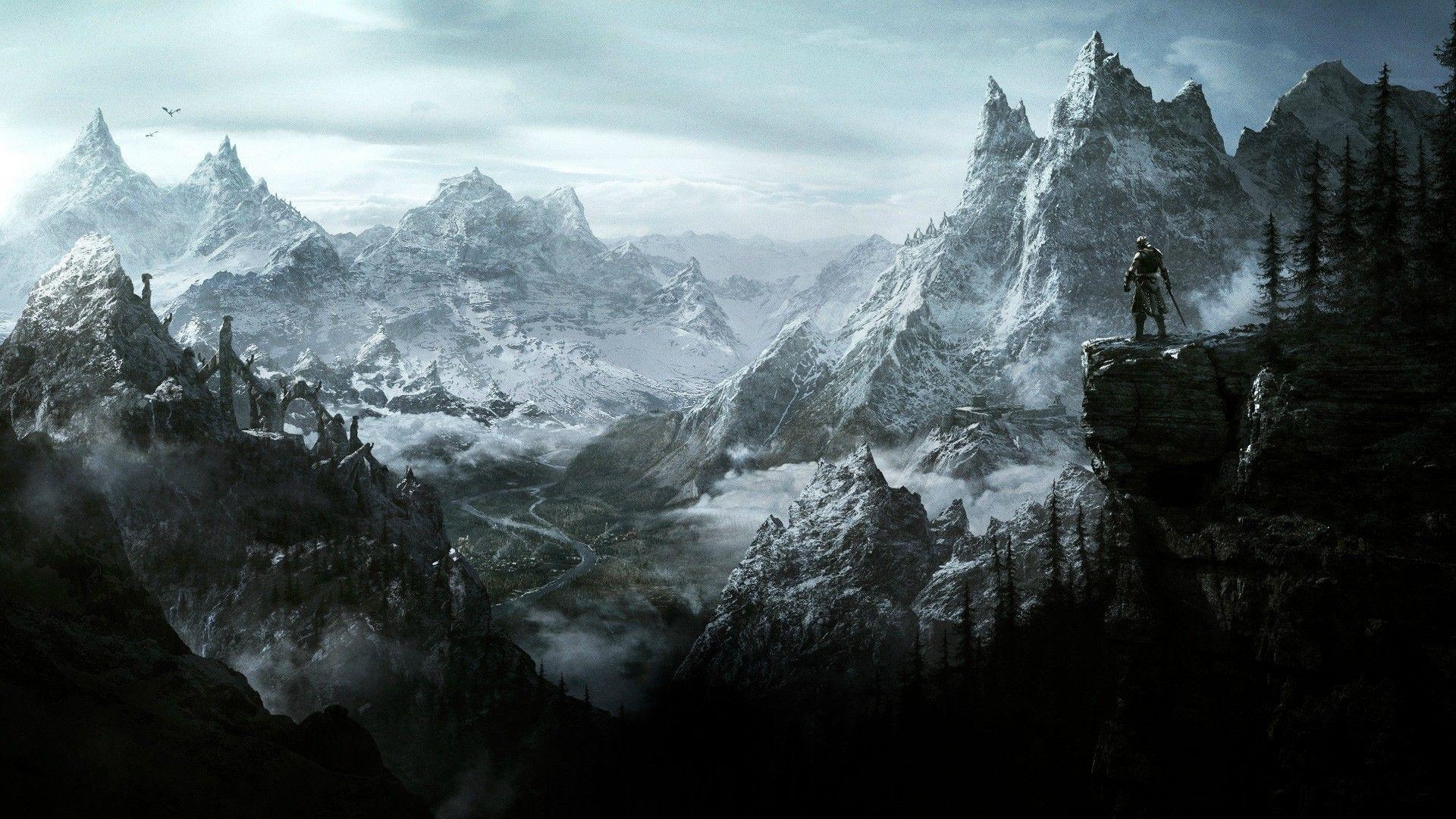 Skyrim, 4K, Drachenblut, Fantasy, Rollenspiel, 1920x1080 Full HD Desktop