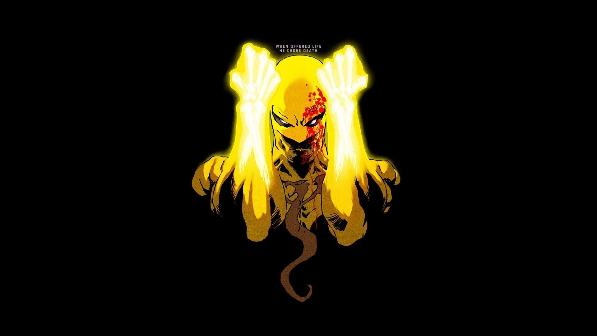 Iron Fist, Comics, Superheld, Marvel, Kunst, 1920x1080 Full HD Desktop