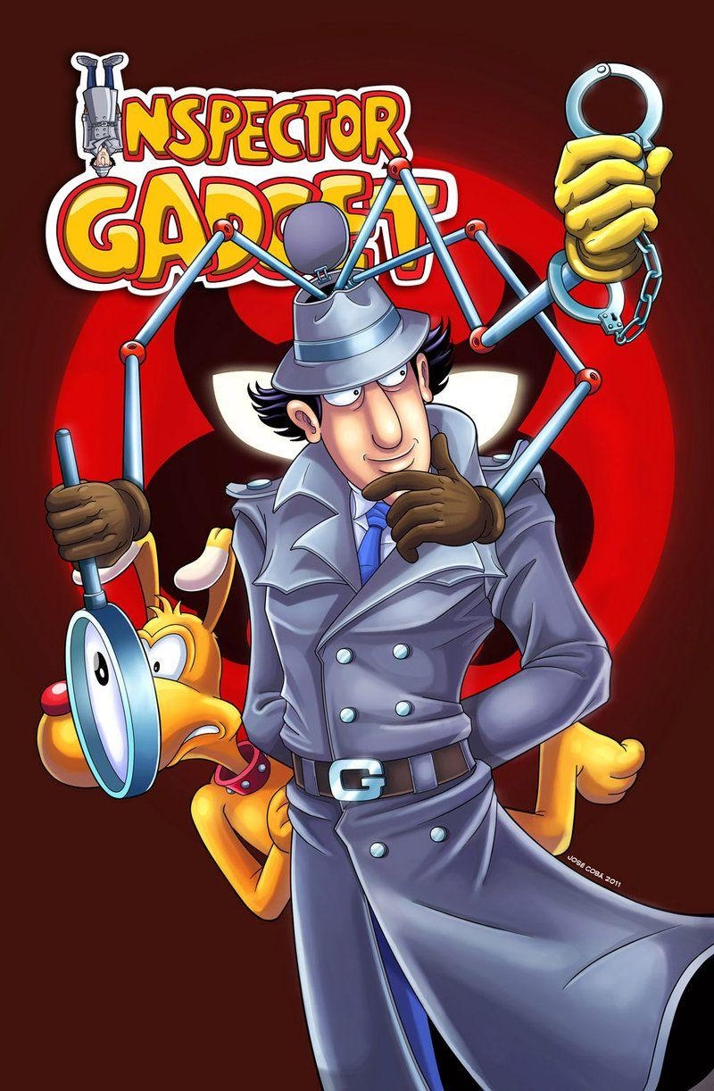 Kostenloser Download, Inspector Gadget, Cover, Vektor, Cartoon, 800x1230 HD Handy