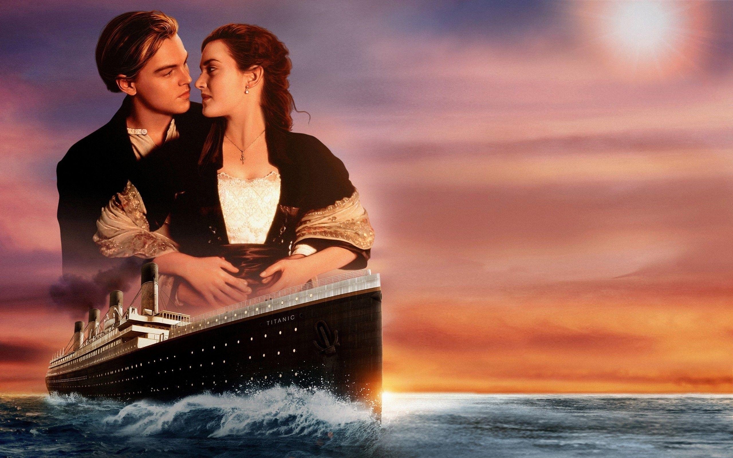 Titanic Film, Jack, Rose, Liebe, Hintergrund, 2560x1600 HD Desktop