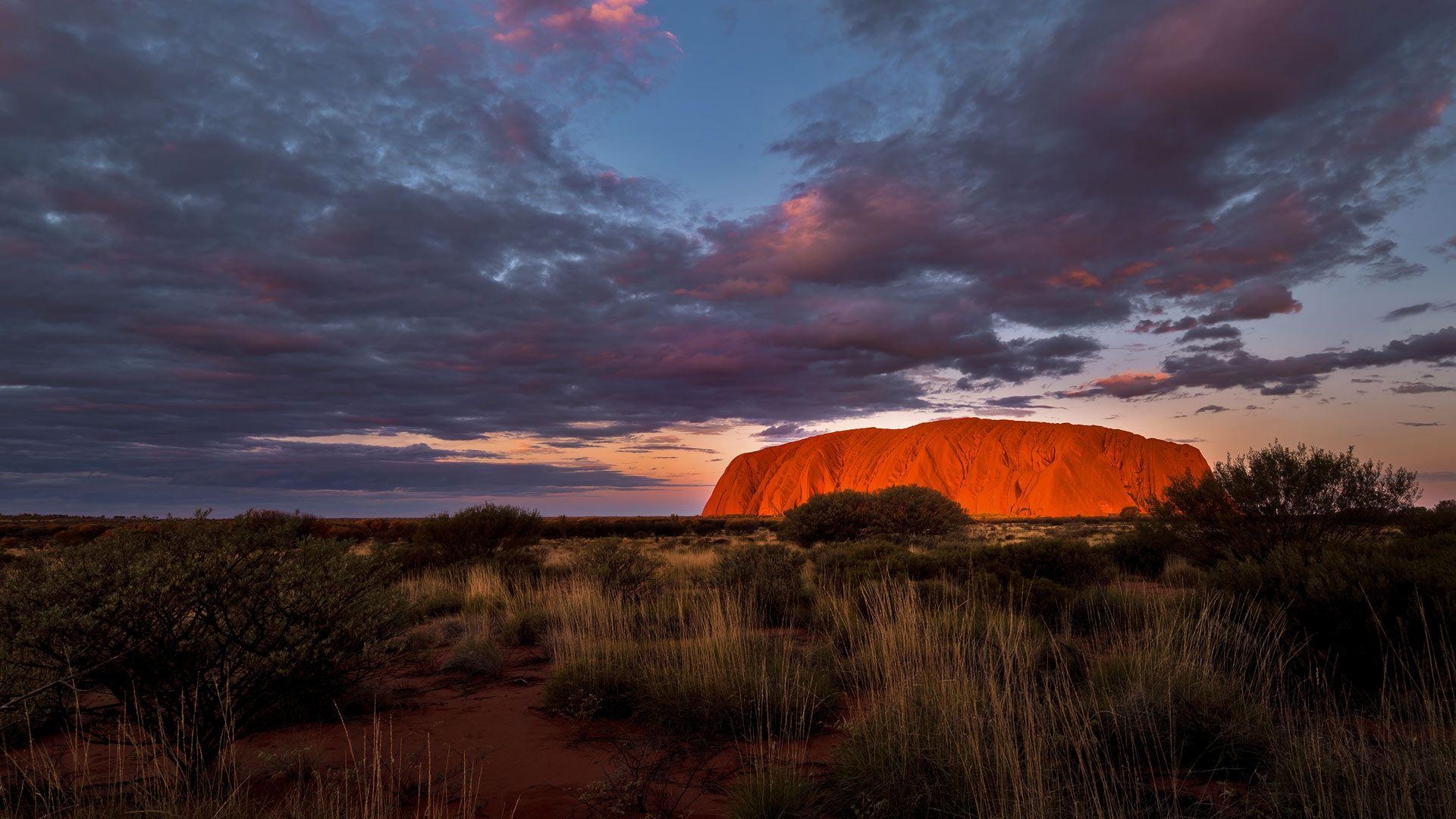 Uluru, Ayers Rock, Monument, Australien, Reisen, 1920x1080 Full HD Desktop