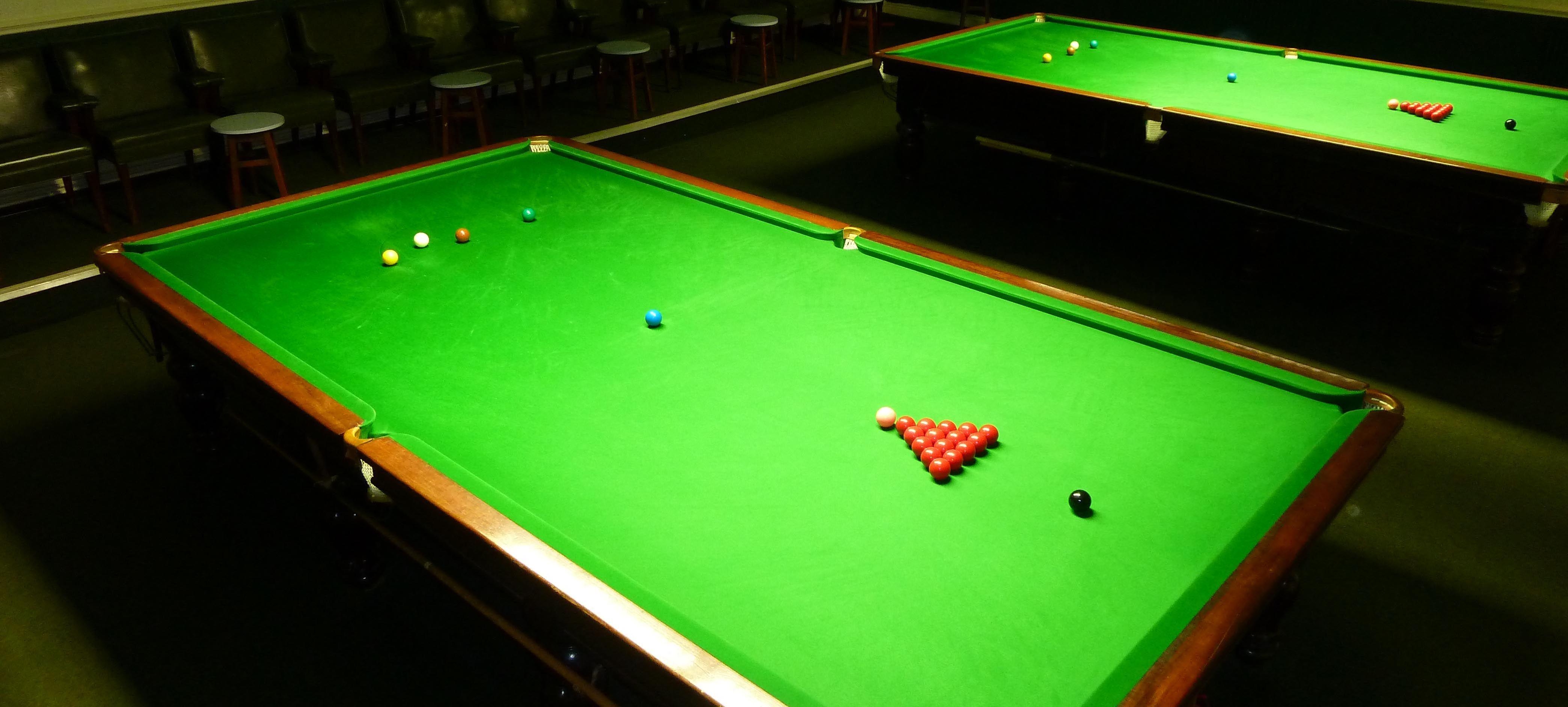 Snooker Club, HD Sport, Billard, Queue, Tischspiel, 4180x1890 Dual Screen Desktop