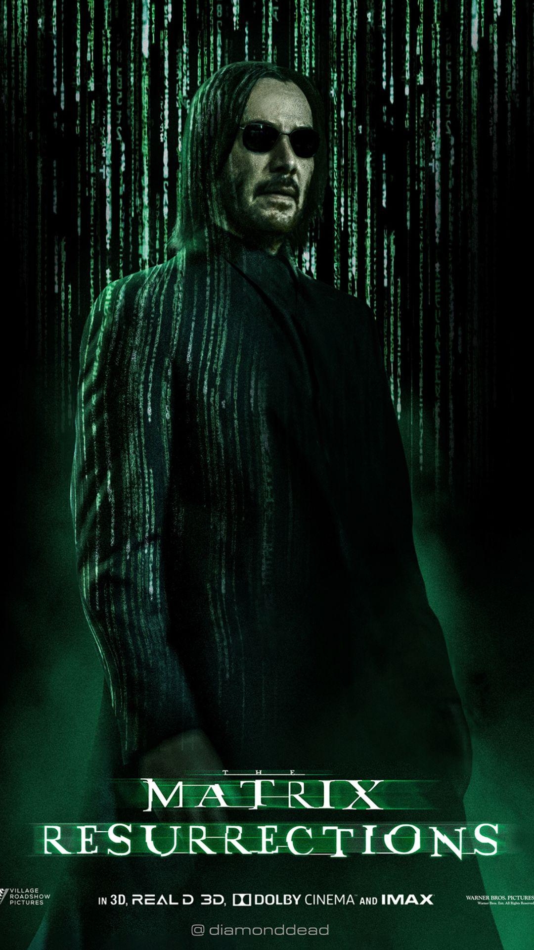 Matrix 4, Filmbild, Neo, HD, Kostenlos, 1080x1920 Full HD Handy