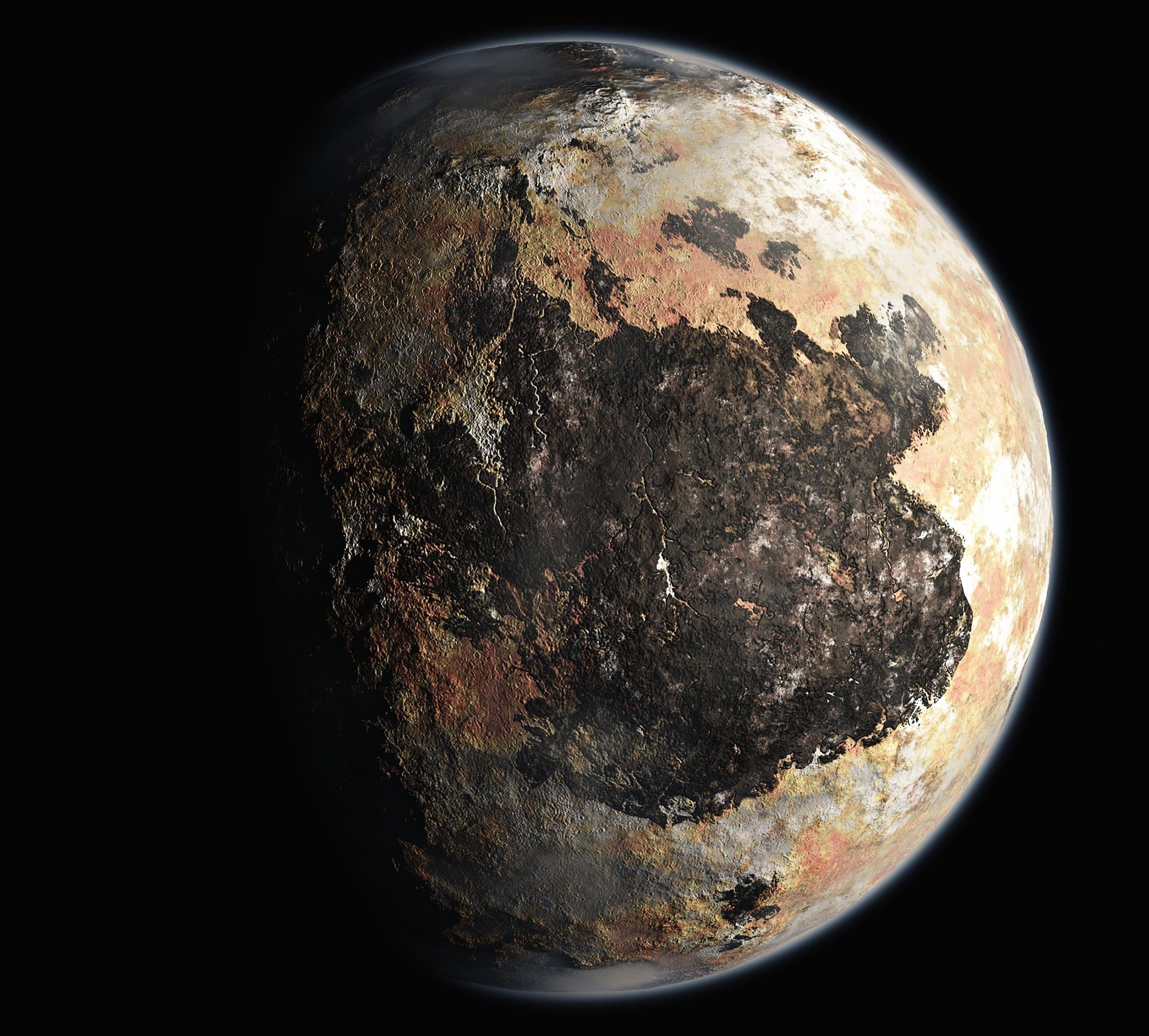 Pluto, Planet, Weltraum, HD, Hintergrund, 3000x2700 HD Desktop