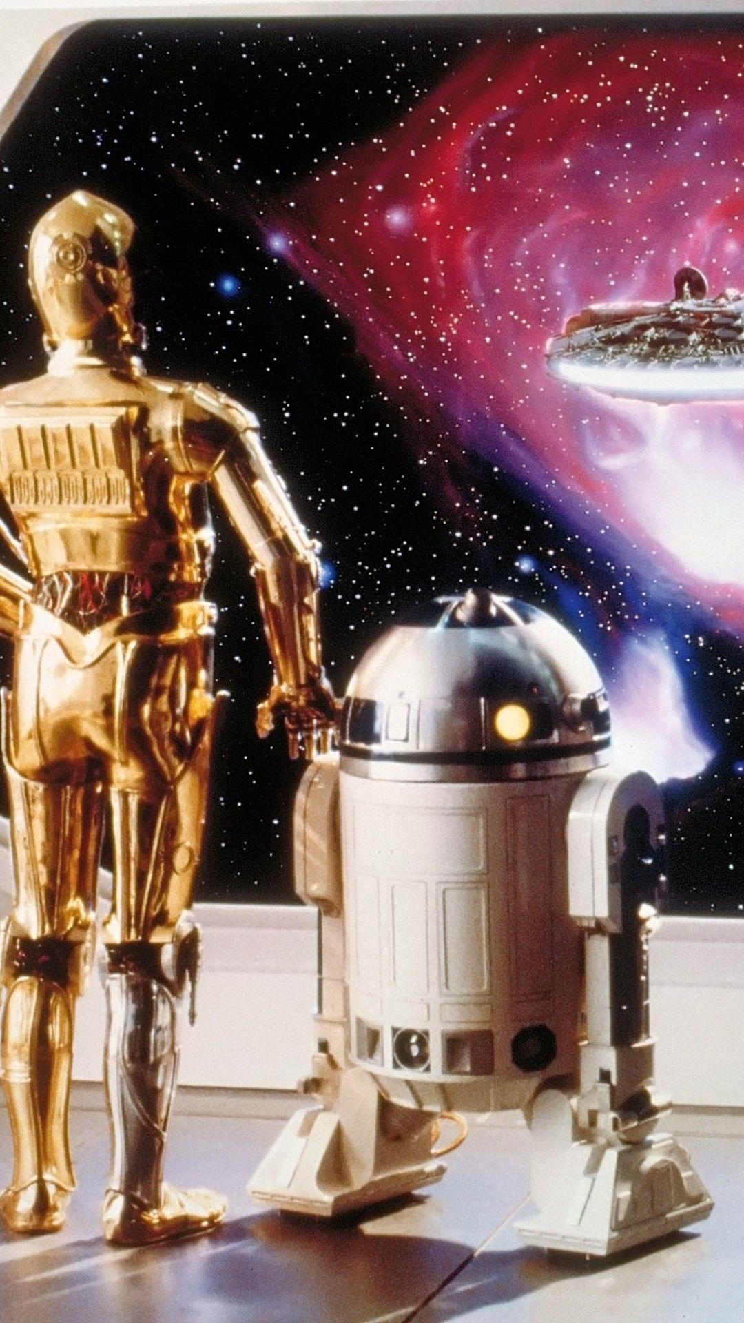 R2D2, Hintergrund, Star Wars, Droid, Film, 1080x1920 Full HD Handy