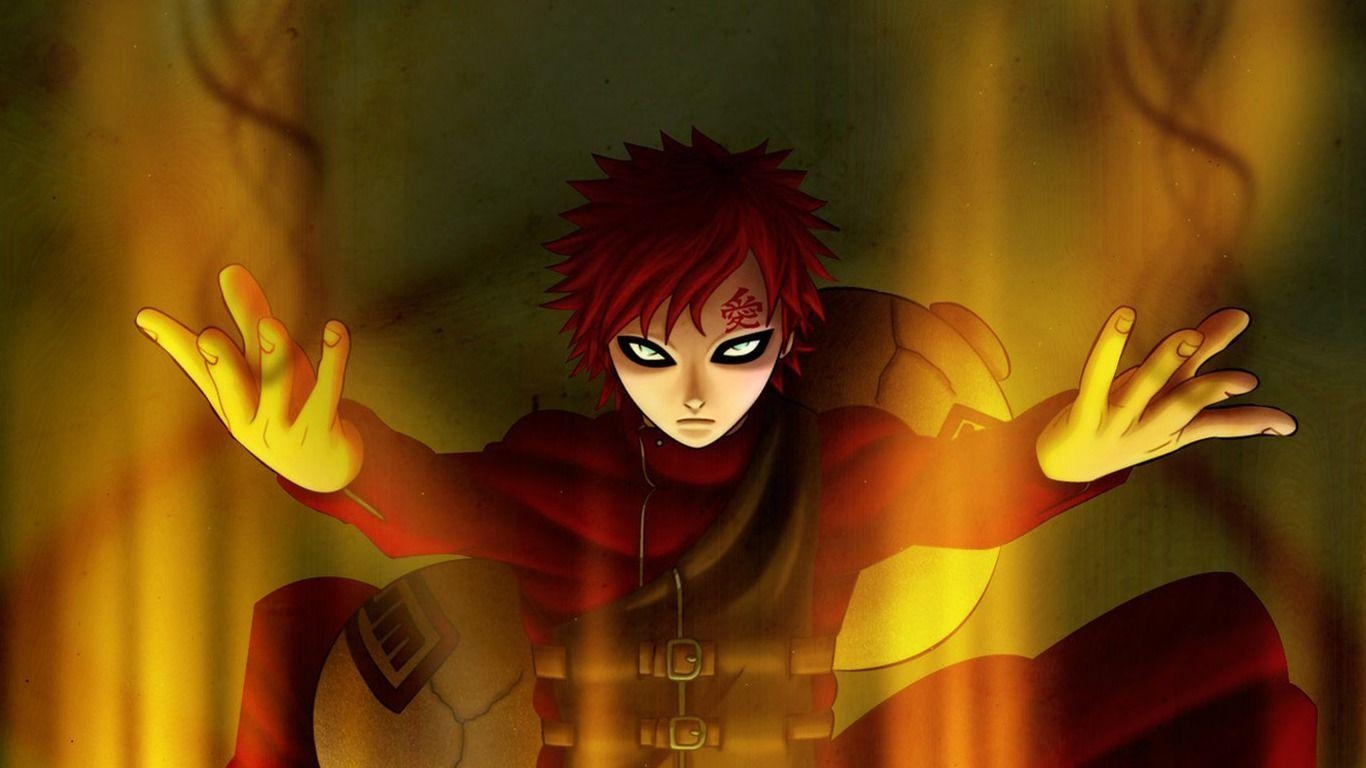 Naruto, Gaara, Anime, Hintergrund, Freund, 1370x770 HD Desktop