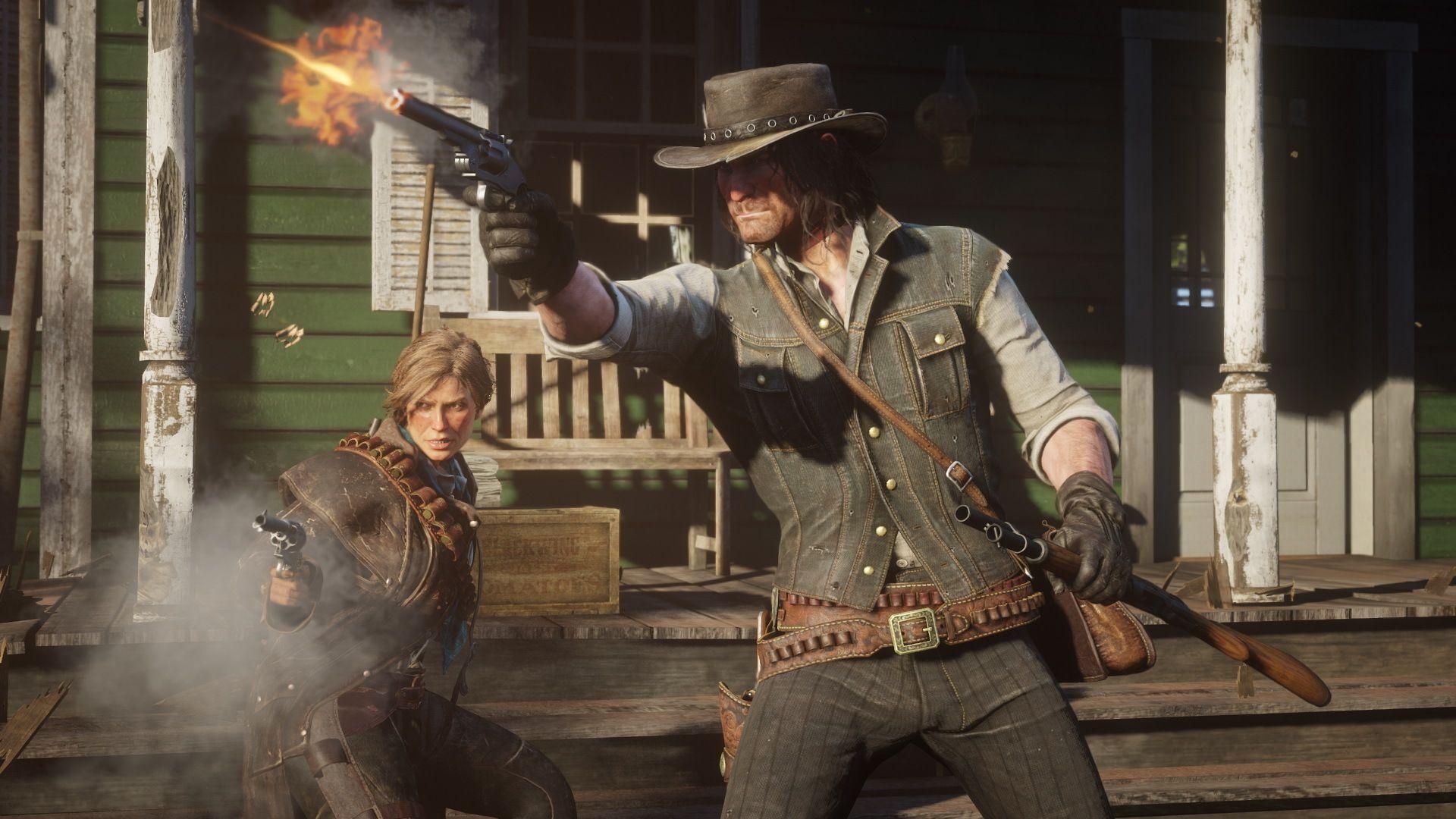 Red Dead Redemption 2, John Marston, Spiele, Erste Spiel, 1920x1080 Full HD Desktop