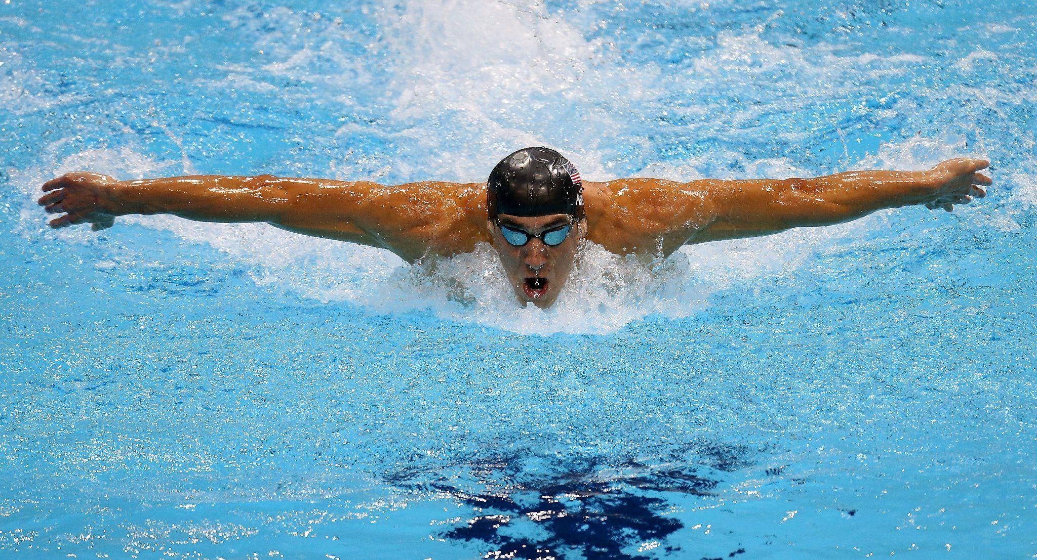 Michael Phelps, Sport, Schwimmer, Olympiasieger, Bild, 2050x1110 HD Desktop