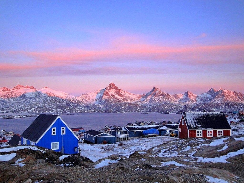 Tasiilaq, Ostgrönland, Berge, Schönheit, Hintergrund, 1030x770 HD Desktop