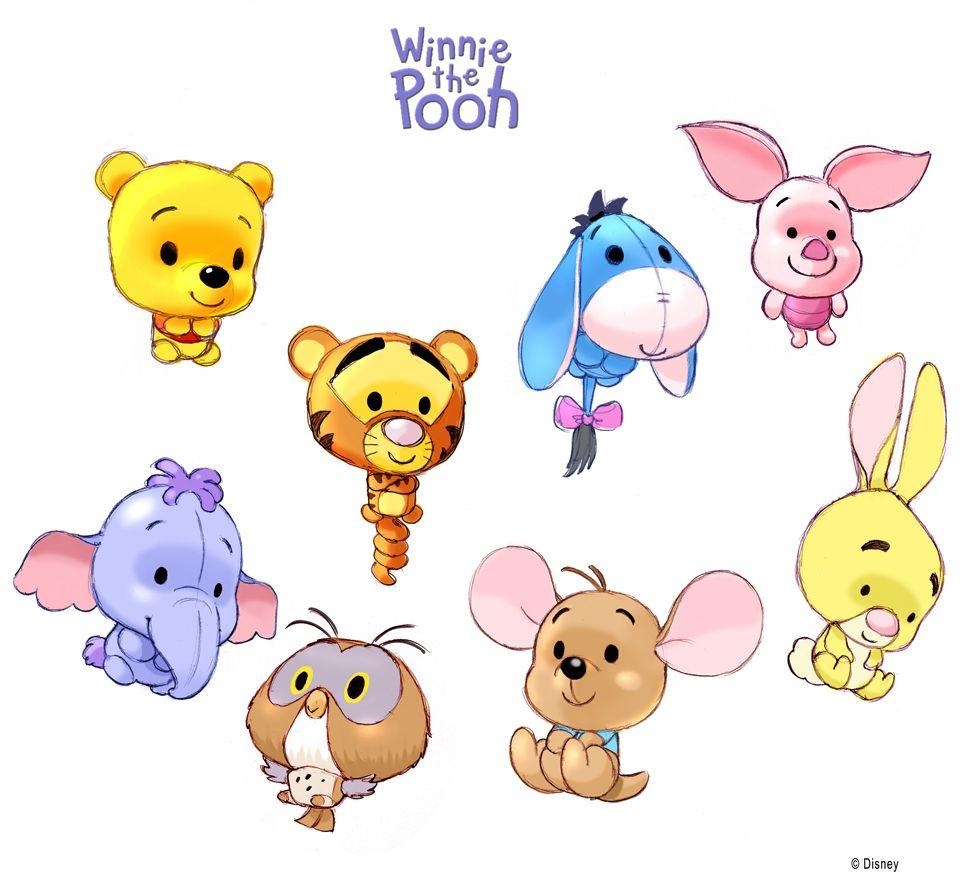 Chibi Puuh, HD, iPhone, Cartoon, Disney, 980x900 HD Desktop