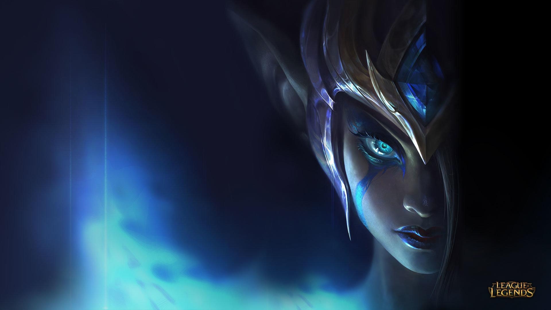 Morgana, LoL, Magie, Hintergrund, Dunkelheit, 1920x1080 Full HD Desktop