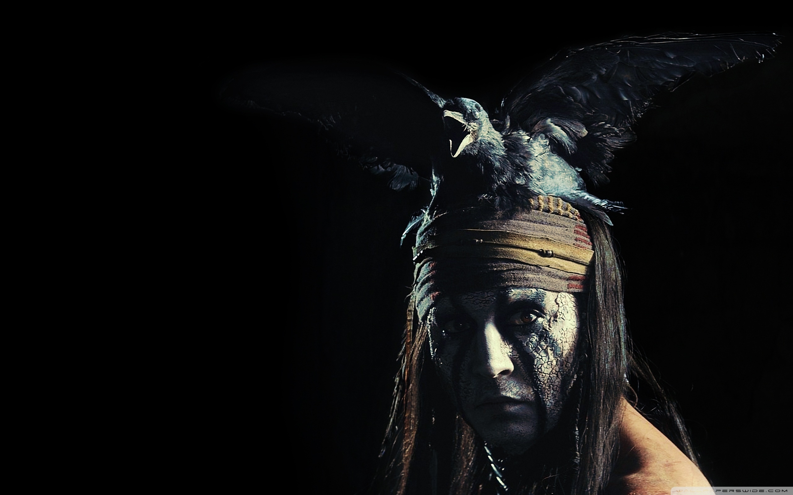 Johnny Depp, Tonto, Lone Ranger, 2013, 4K, 2560x1600 HD Desktop