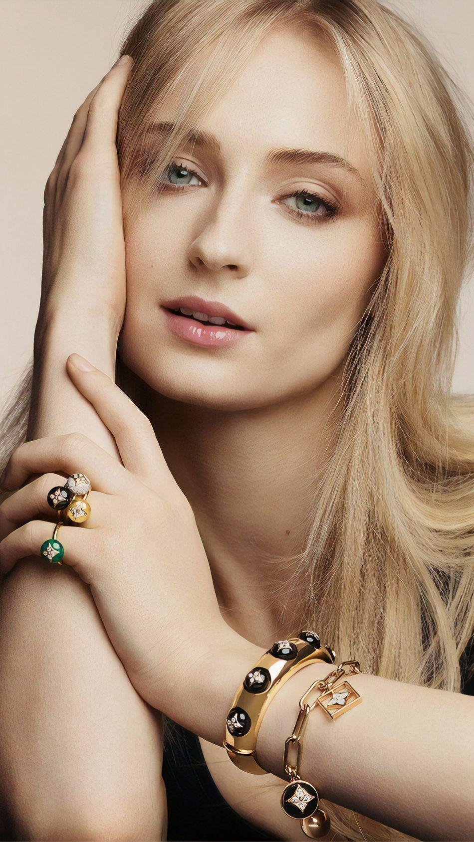 Sophie Turner, Louis Vuitton, 2019, Fotoshooting, herunterladen, 950x1690 HD Handy