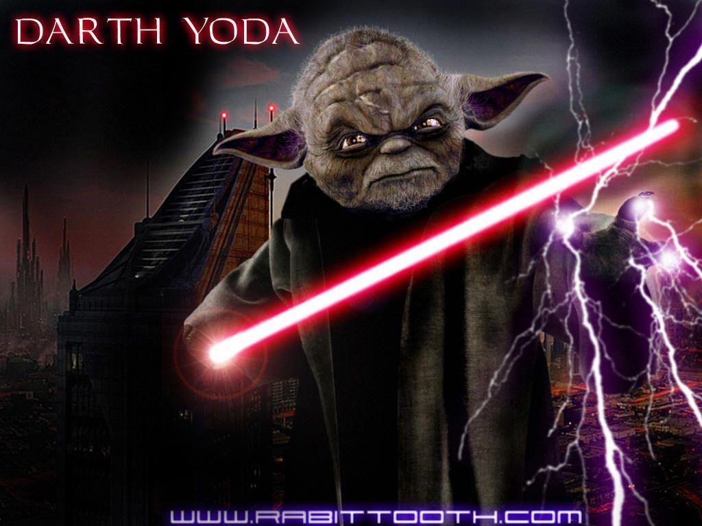 Darth Yoda, Jedi, Star Wars, Funkeln, Hintergrundbild, 1030x770 HD Desktop