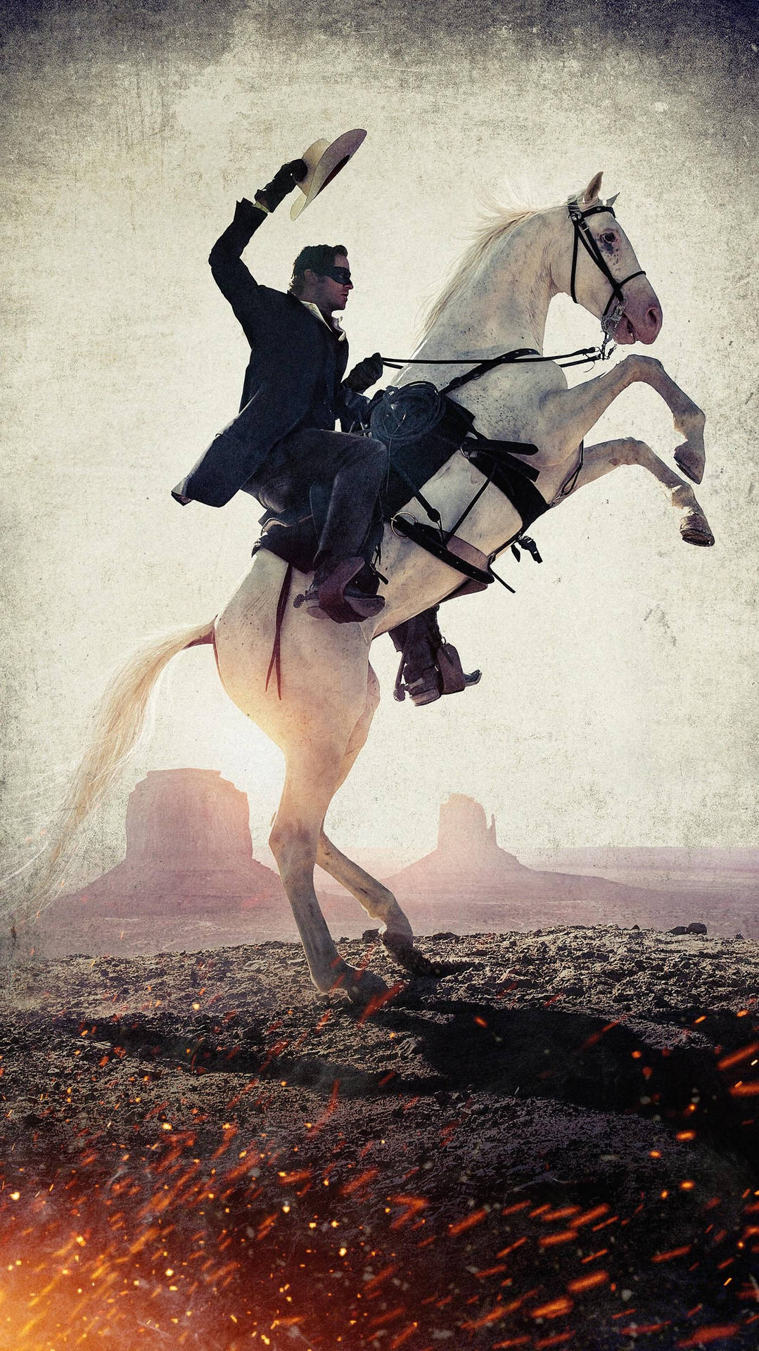 Lone Ranger, Pferd, Film, Wildwest, Hintergrund, 1080x1920 Full HD Handy