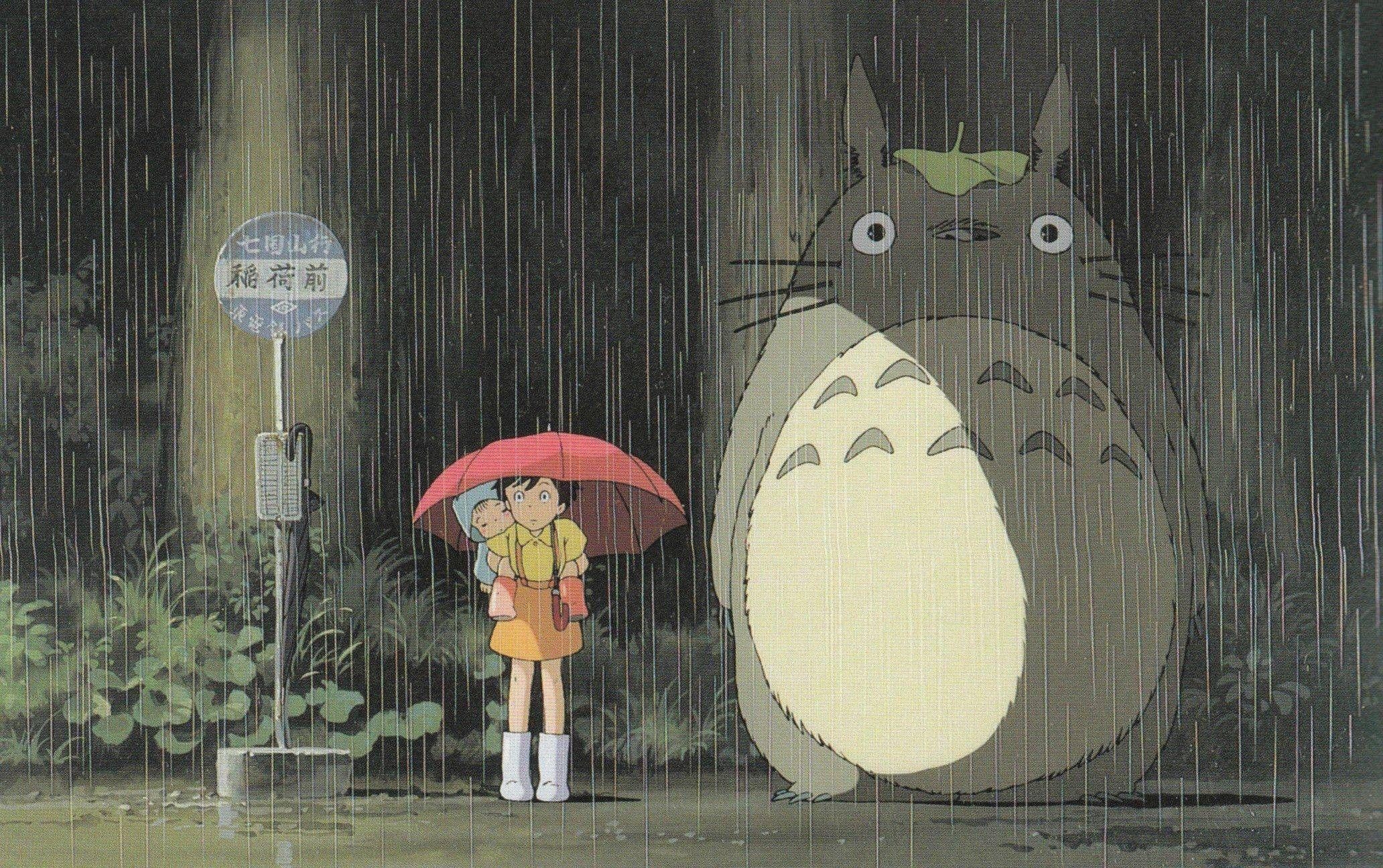 Totoro, Bild, Studio, Fantasie, Animationsfilm, 2070x1300 HD Desktop