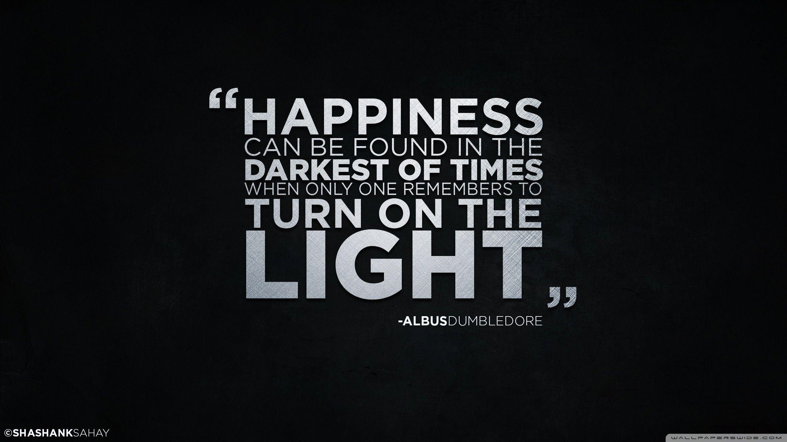 Albus Dumbledore, Zitate, Harry Potter, Einfach, Hintergrund, 2560x1440 HD Desktop