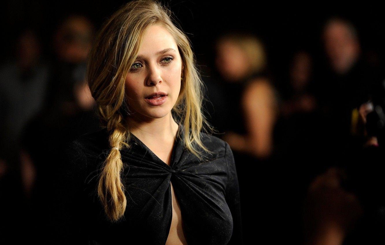 Elizabeth Olsen, Pose, Fotoshooting, Schauspielerin, Haare, 1340x850 HD Desktop