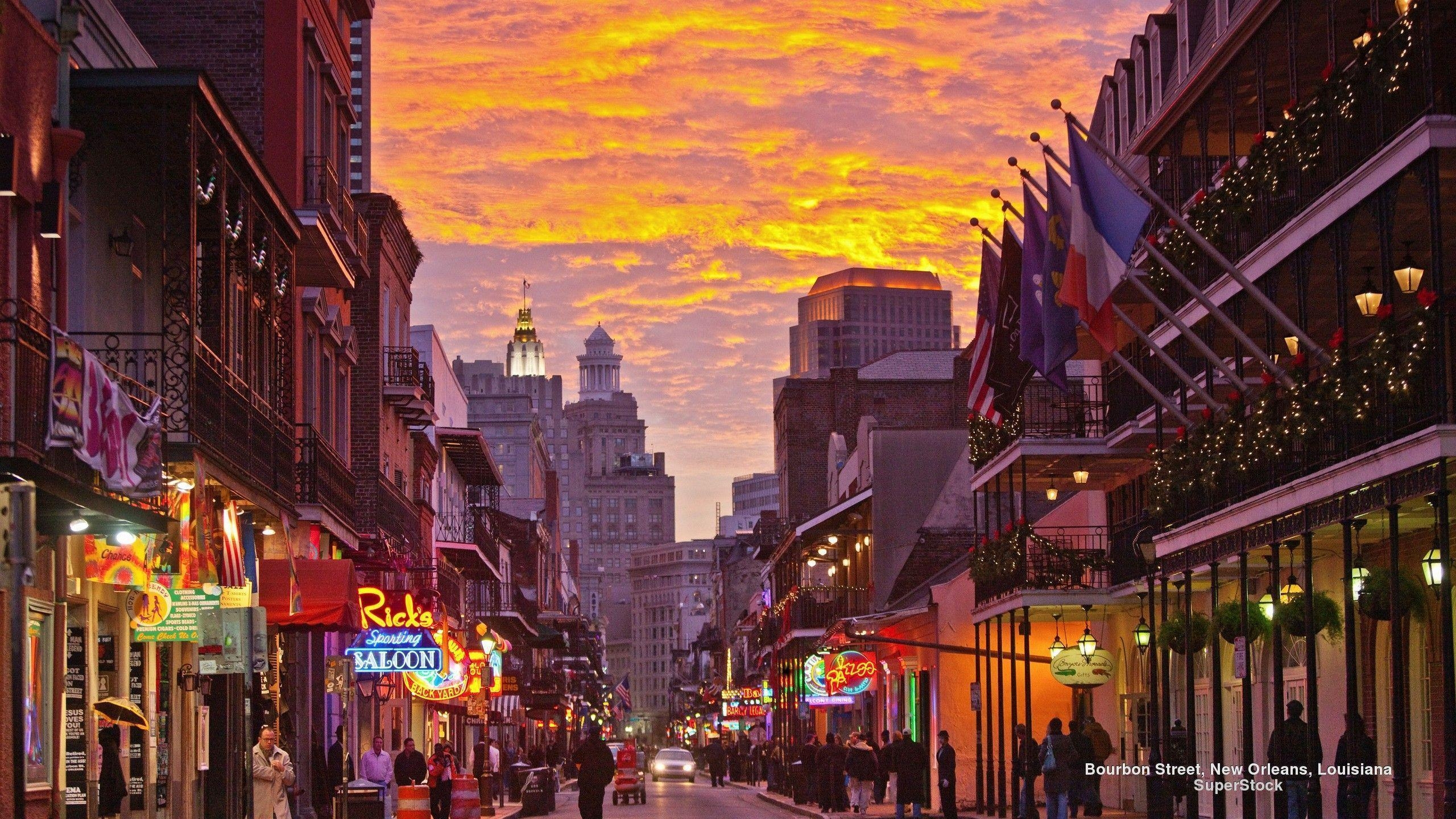 New Orleans, Bild, Reise, Innenstadt, Sehenswürdigkeiten, 2560x1440 HD Desktop