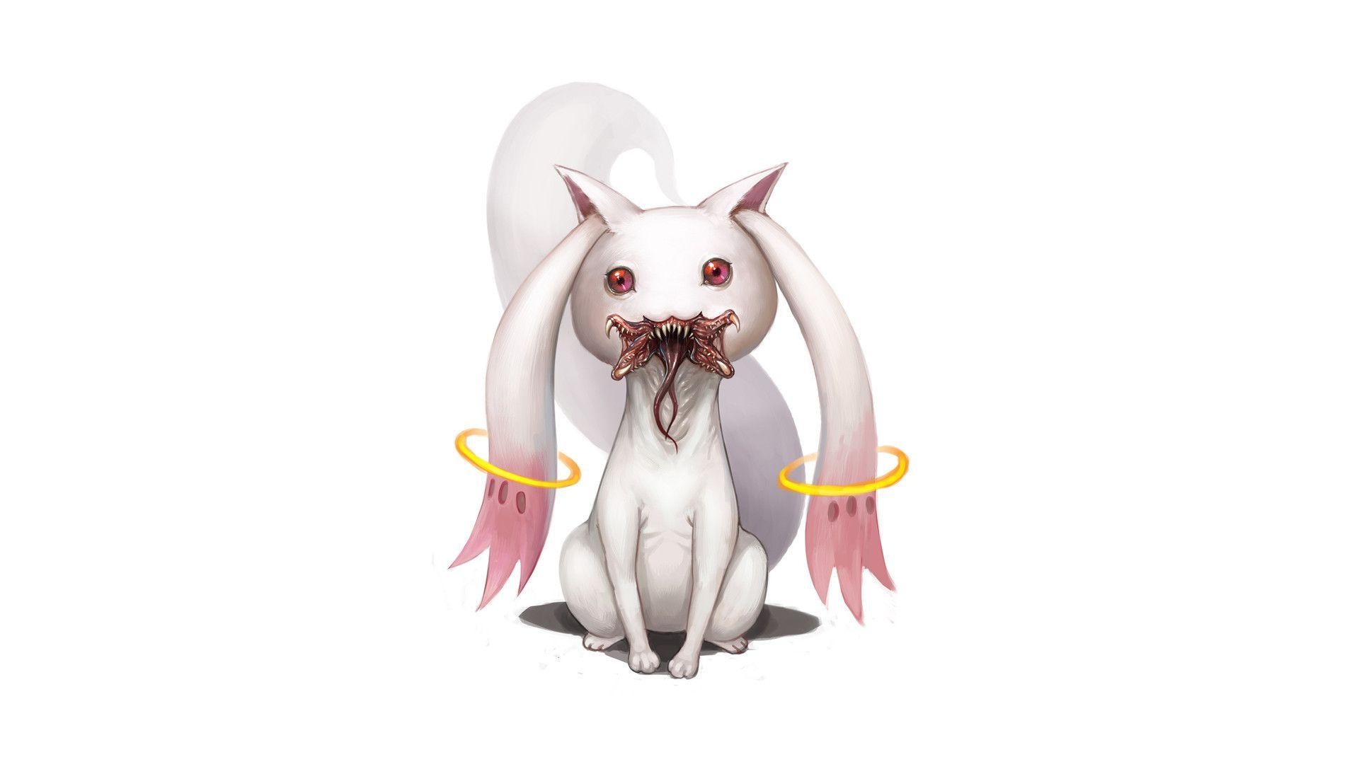 Kyubey, Anime, Magie, Fantasy, Design, 1920x1080 Full HD Desktop