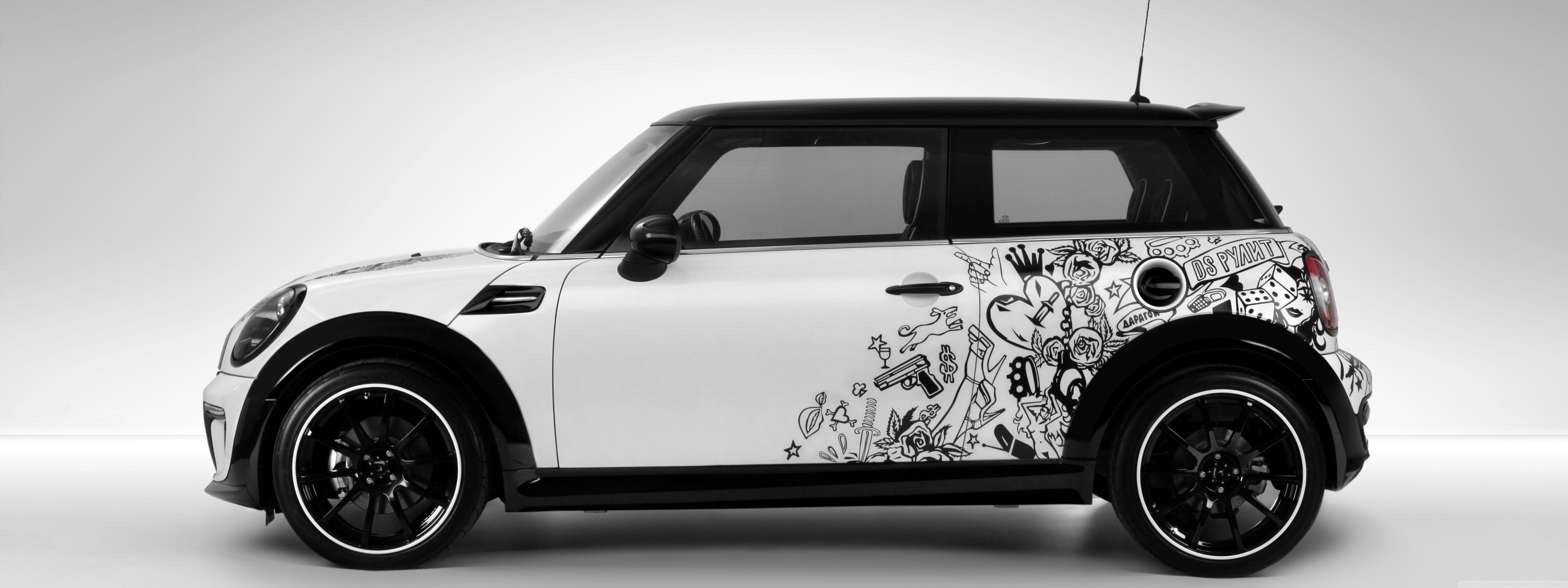 Mini Cooper, HD, Desktop, Bild, Auto, 5600x2100 4K Desktop