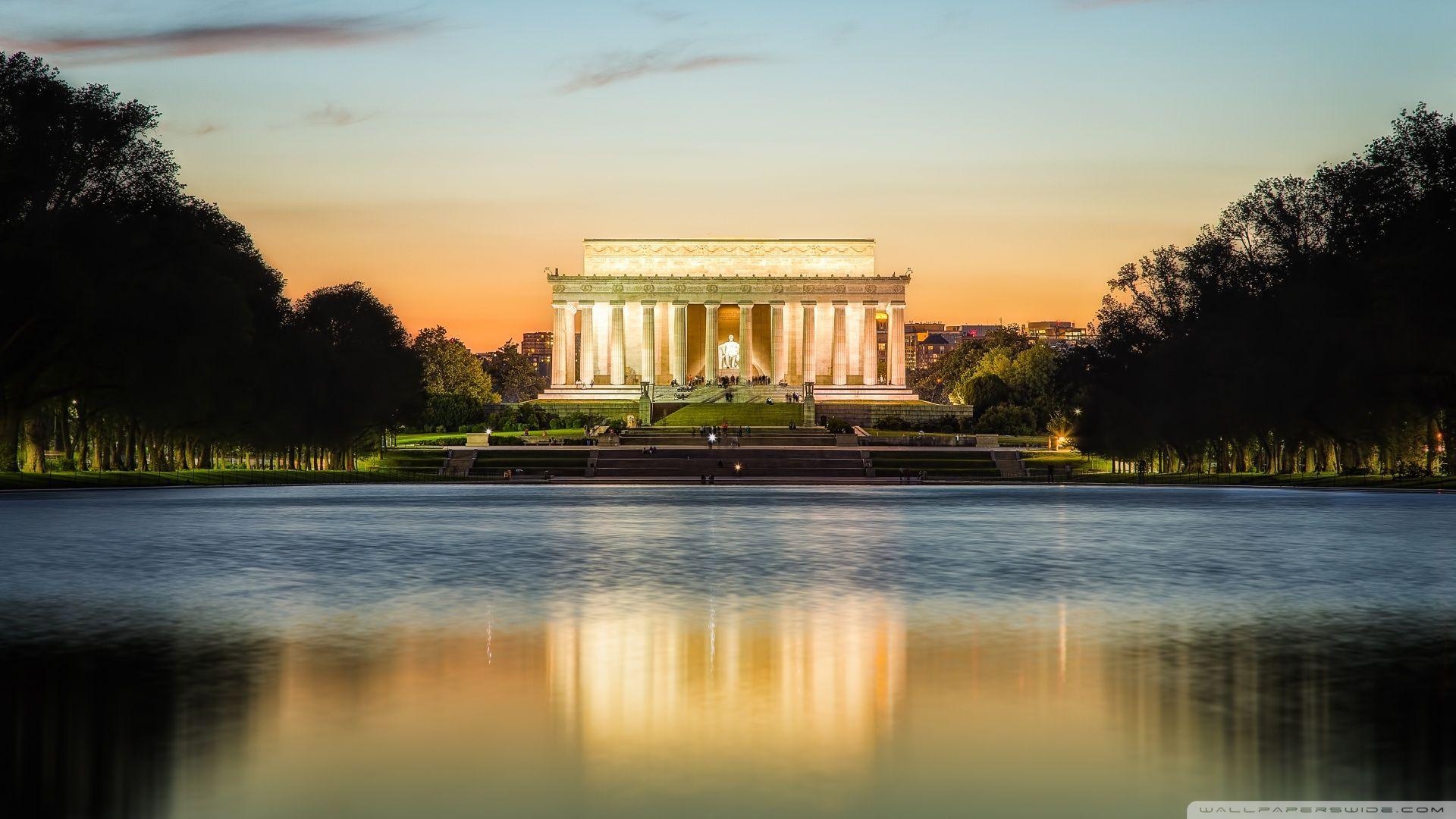 Lincoln Memorial, HD, Hintergrund, USA, Washington, 1920x1080 Full HD Desktop