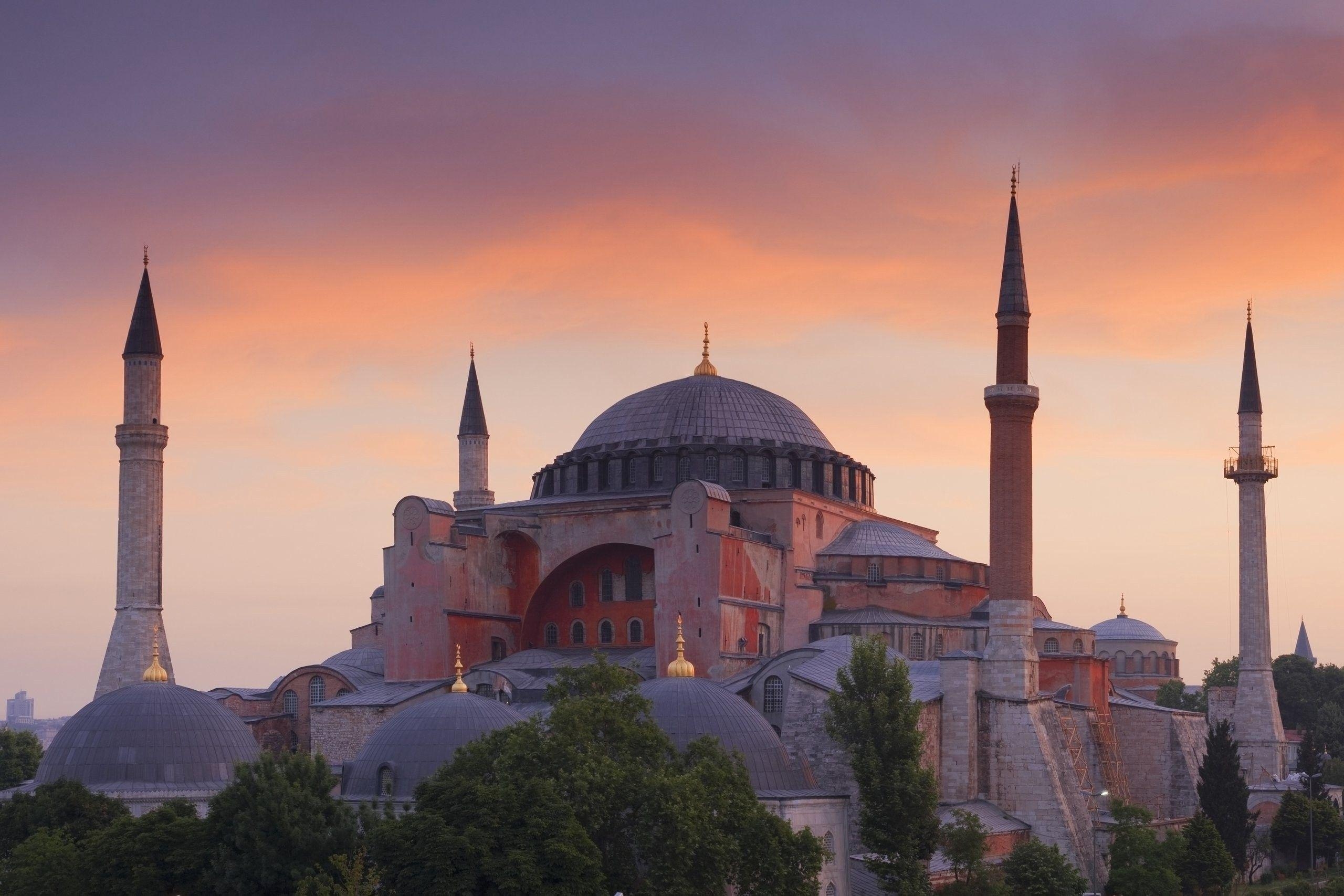 Hagia Sophia, Attraktiv, Basilika, Istanbul, Türkei, 2560x1710 HD Desktop