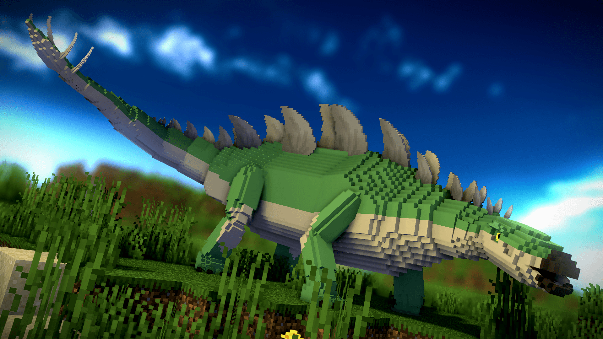 Stegosaurus, Rig Preview, Fortschritt, Imator, Forum, 1920x1080 Full HD Desktop