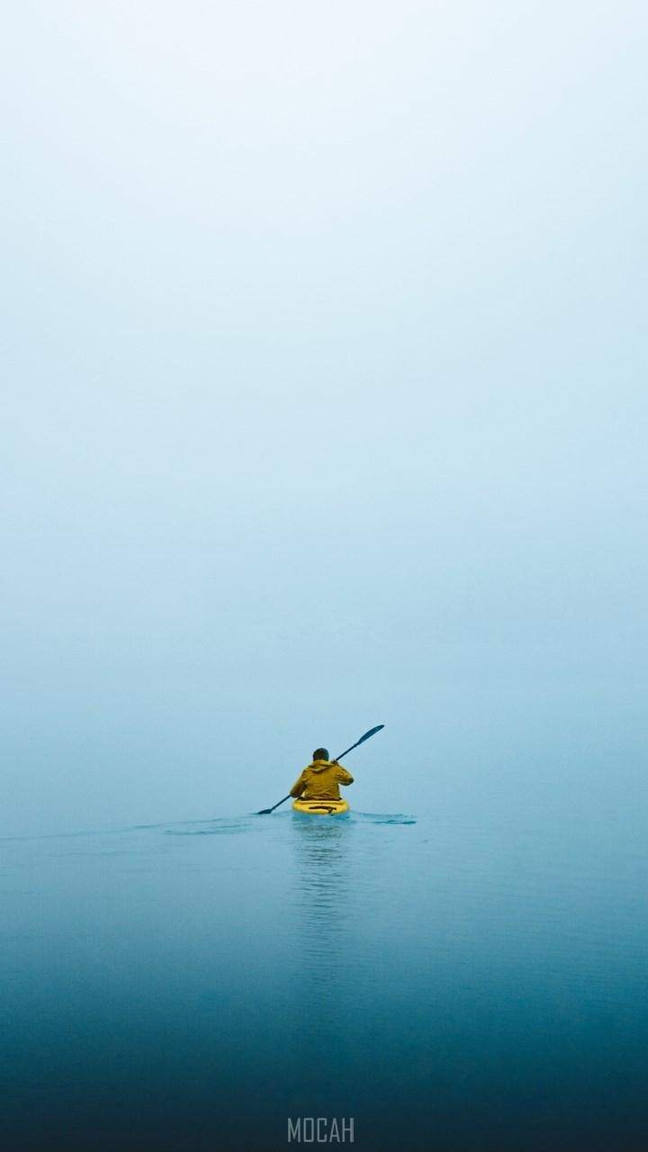 Meer, Wasser, Kayak, Blau, 1080p, 720x1280 HD Handy