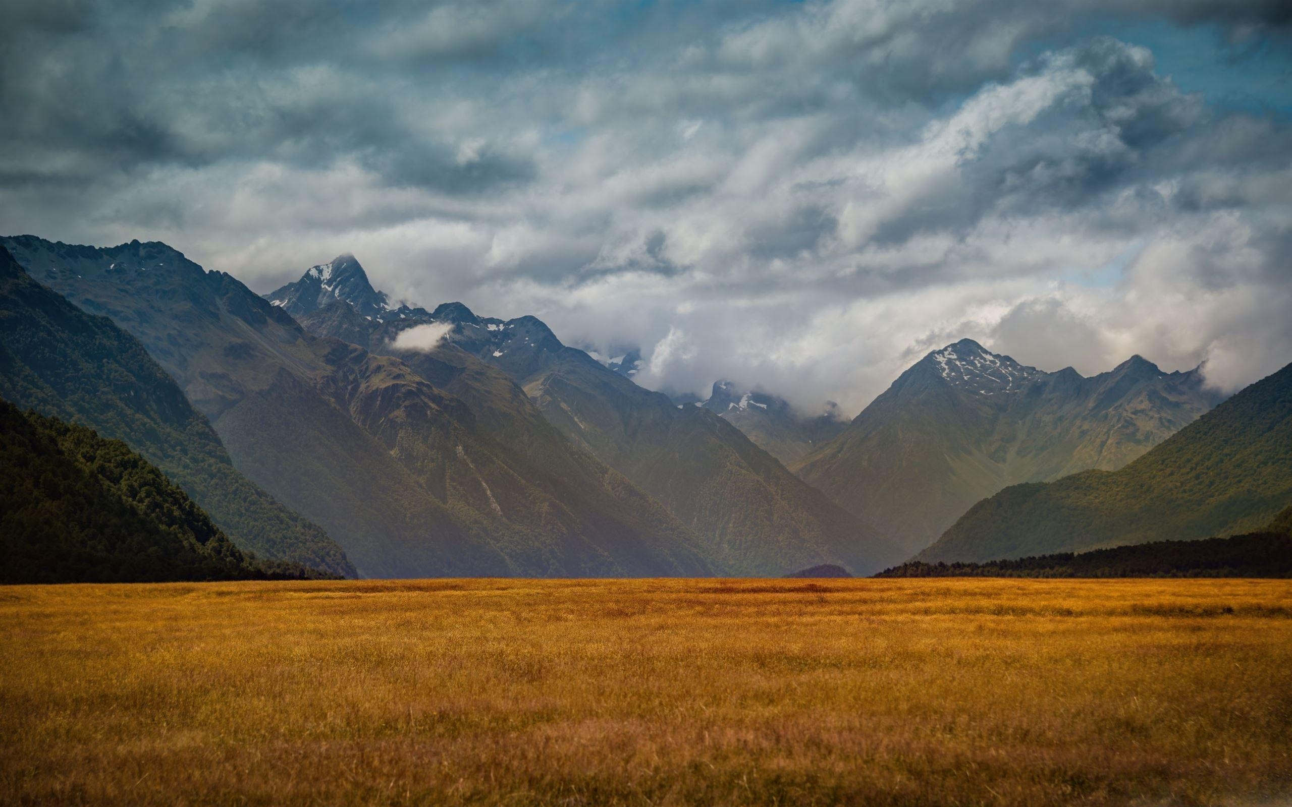 MacBook, Milford Sound, Download, Weg, Neuseeland, 2560x1600 HD Desktop