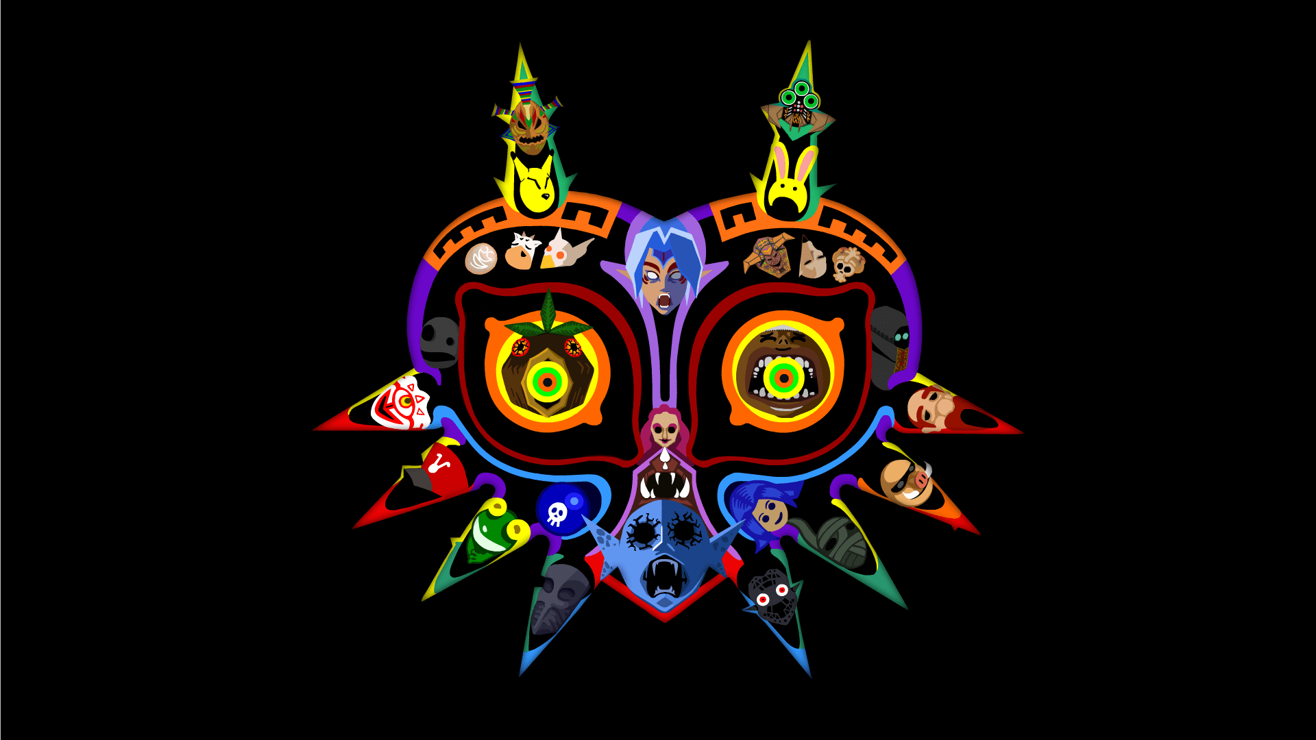 Majora's Mask, Gaming, Hintergrund, Zelda, Download, 1920x1080 Full HD Desktop