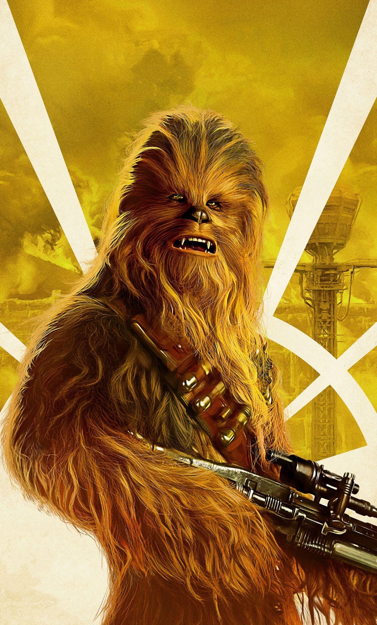 Chewbacca, Solo, Star Wars, iPhone, Film, 1280x2120 HD Handy