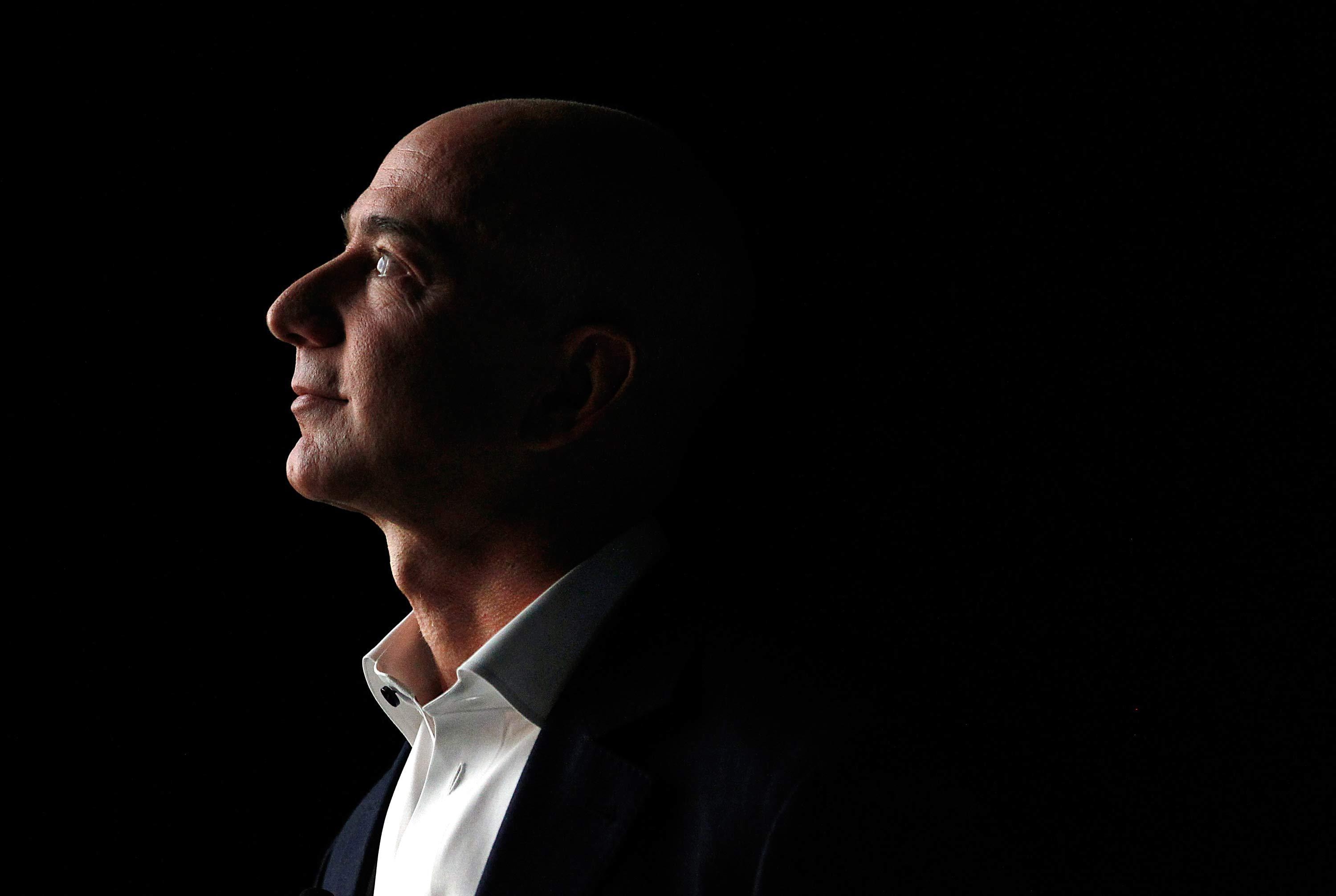 Jeff Bezos, Hintergrund, Amazon, CEO, Unternehmer, 3000x2020 HD Desktop