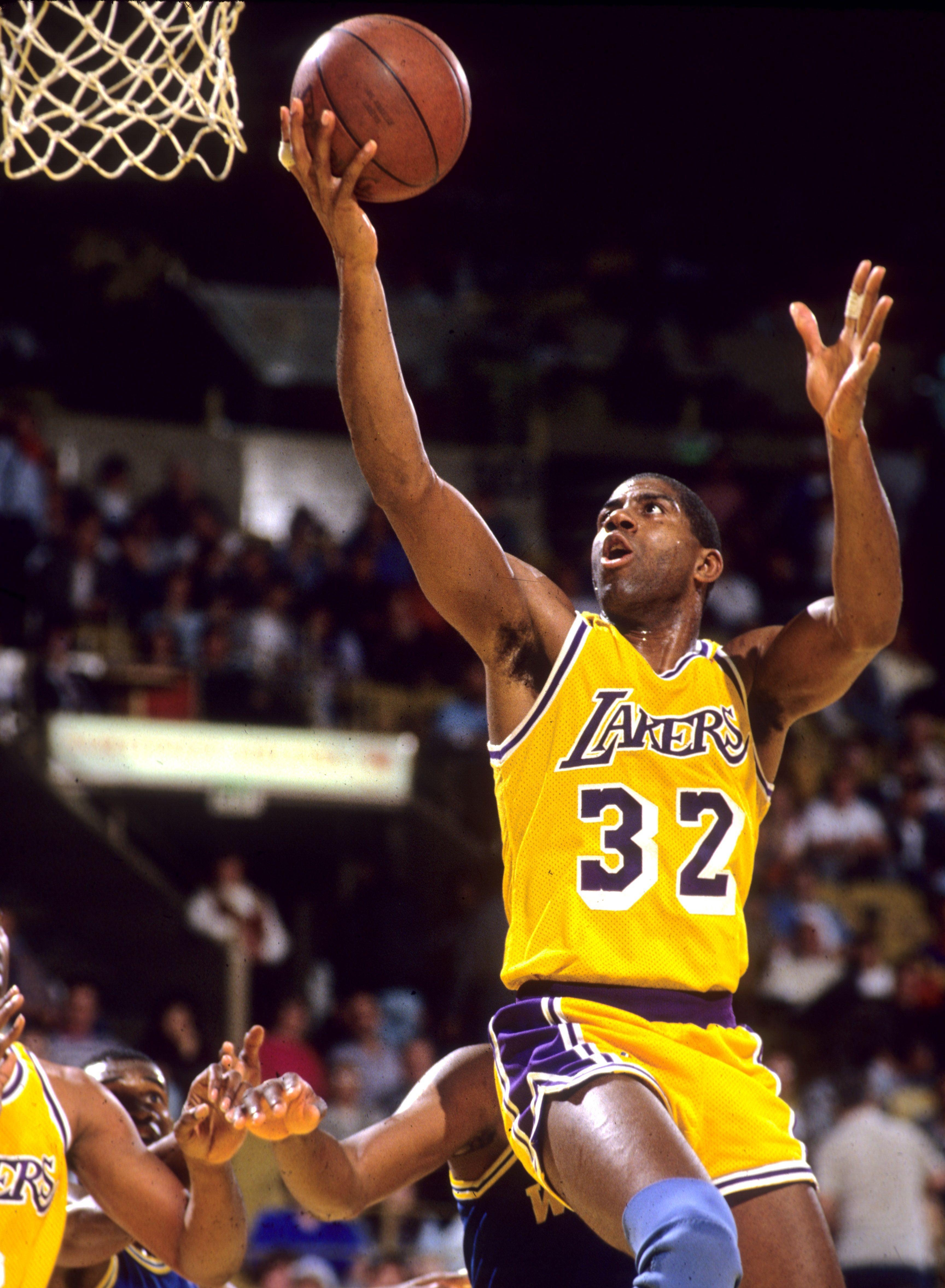 Magic Johnson, Basketball, Lakers, Sportlegende, NBA, 3460x4720 4K Handy