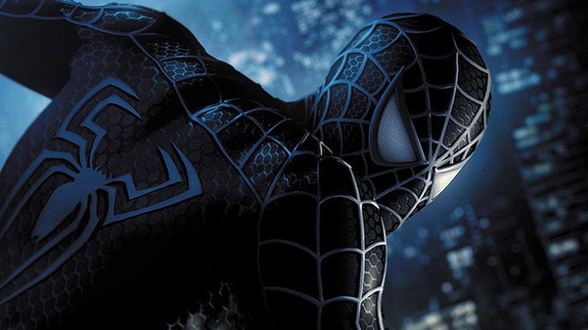 Schwarzer Spider-Man, Film, Wallpaper, Dunkel, 1920x1080 Full HD Desktop