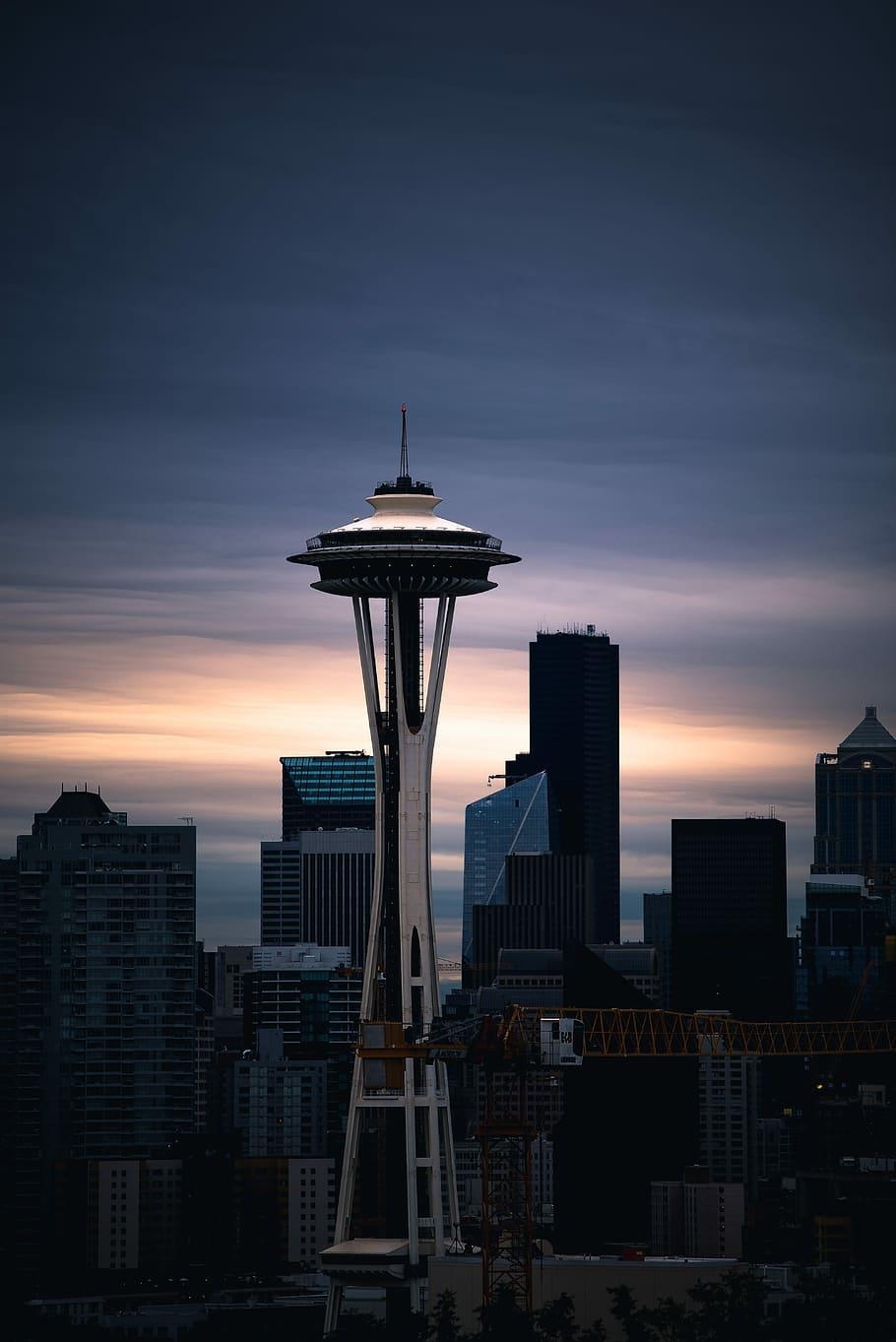 Space Needle, HD, CN Tower, Toronto, Kanada, 910x1370 HD Handy