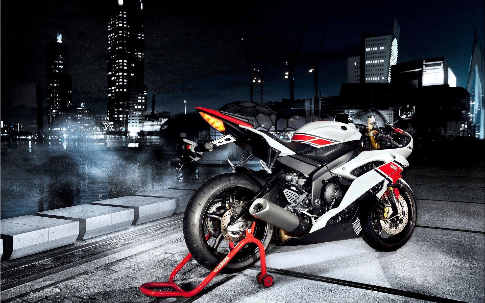 Yamaha R6, Motorrad, HD, Sportbike, Hintergrund, 1920x1200 HD Desktop