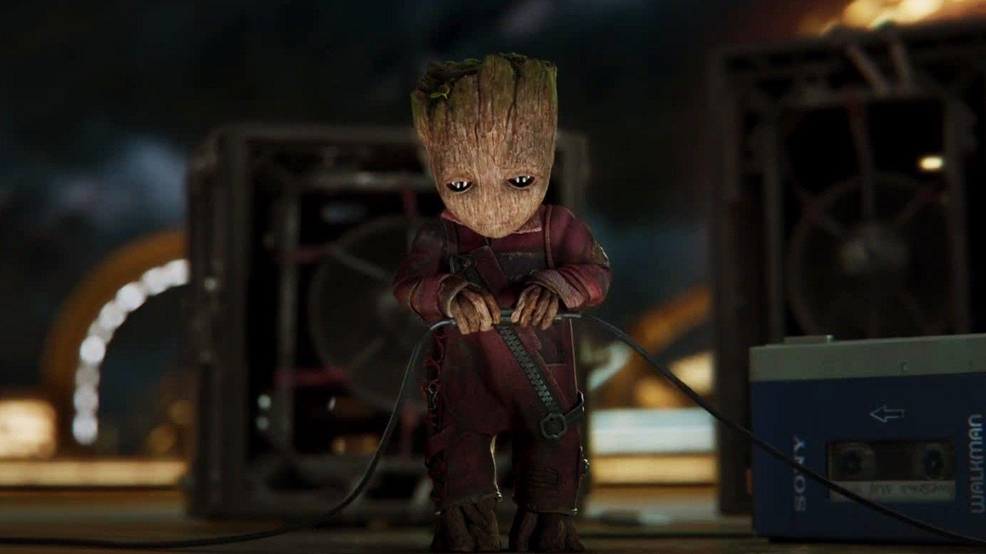 Baby Groot, Niedlich, Marvel, Kunst, Hintergrund, 1920x1080 Full HD Desktop