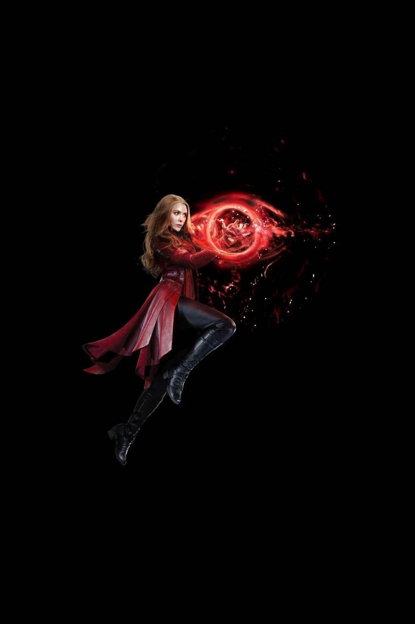 Scarlet Witch, Filme, Marvel, Hintergrund, Magie, 860x1280 HD Handy