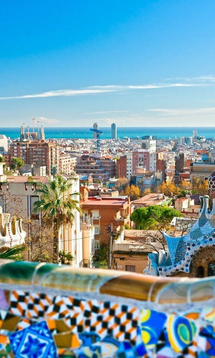 Barcelona, Spanien, Stadt, Hintergrund, Reisen, 720x1200 HD Handy