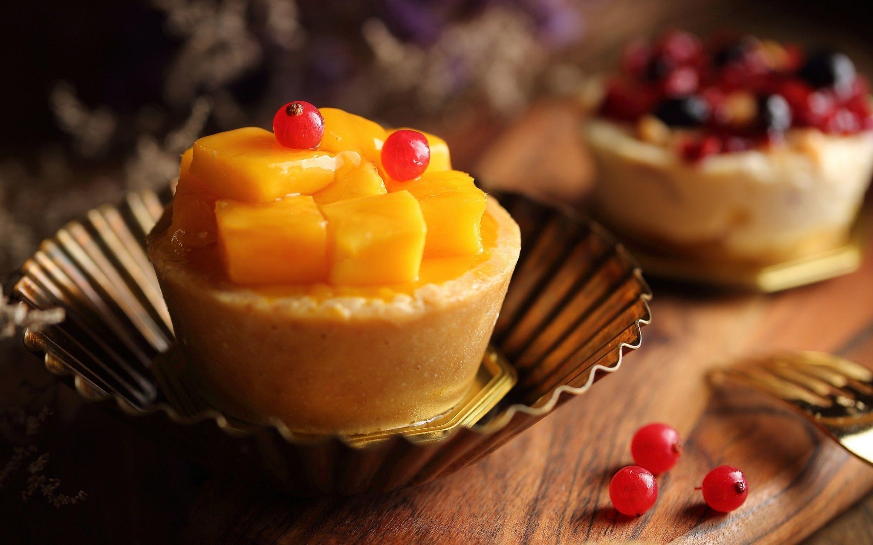 Mango Dessert, Kuchen, Patisserie, Süßspeise, Fotografie, 2880x1800 HD Desktop