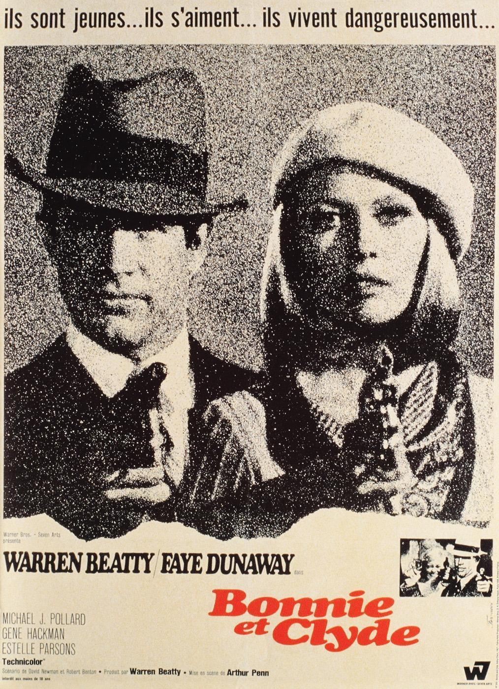 Bonnie und Clyde, Film, Warren Beatty, Faye Dunaway, 1967, 1020x1400 HD Handy